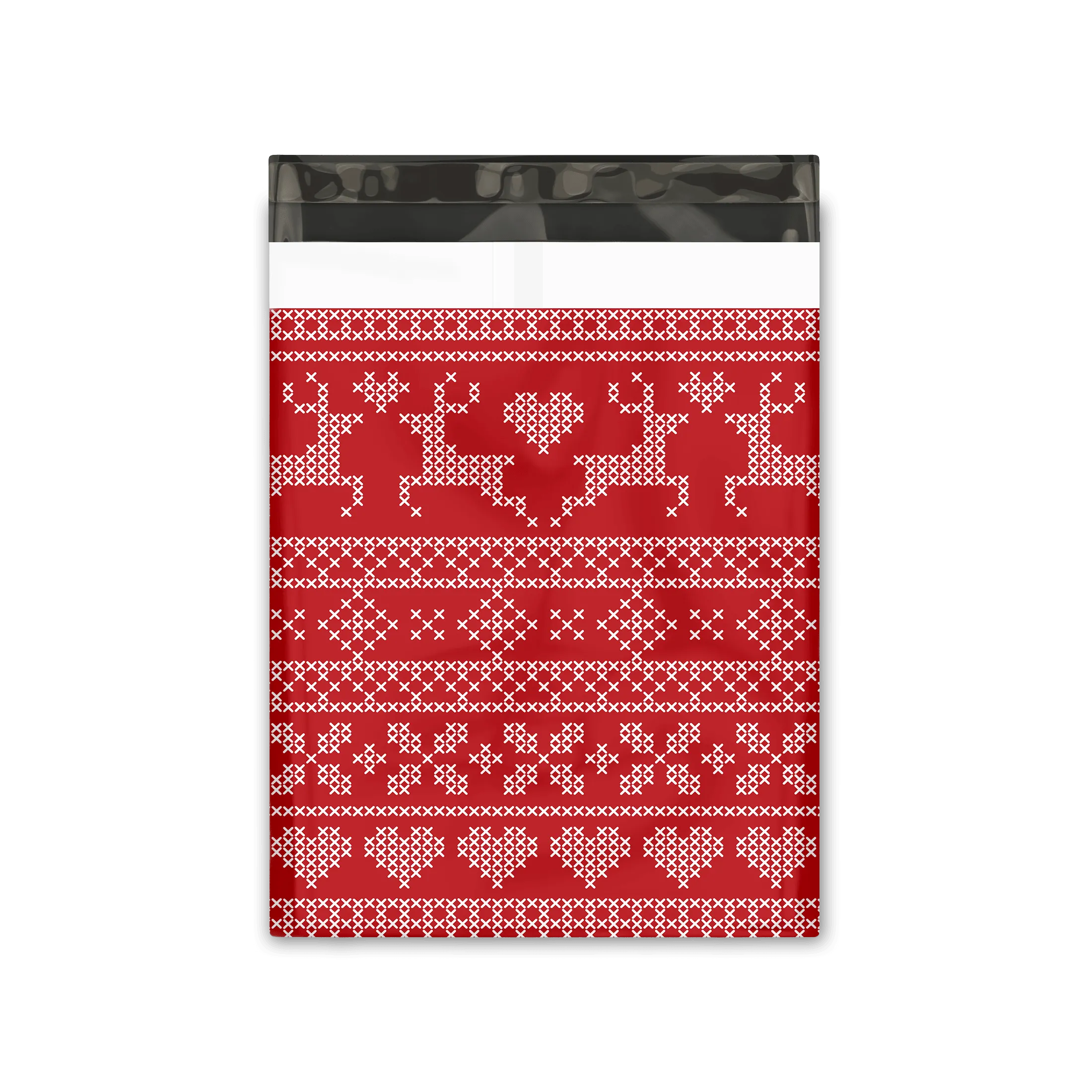 10x13 Ugly Christmas Sweater Designer Poly Mailers Shipping Envelopes Premium Printed Bags