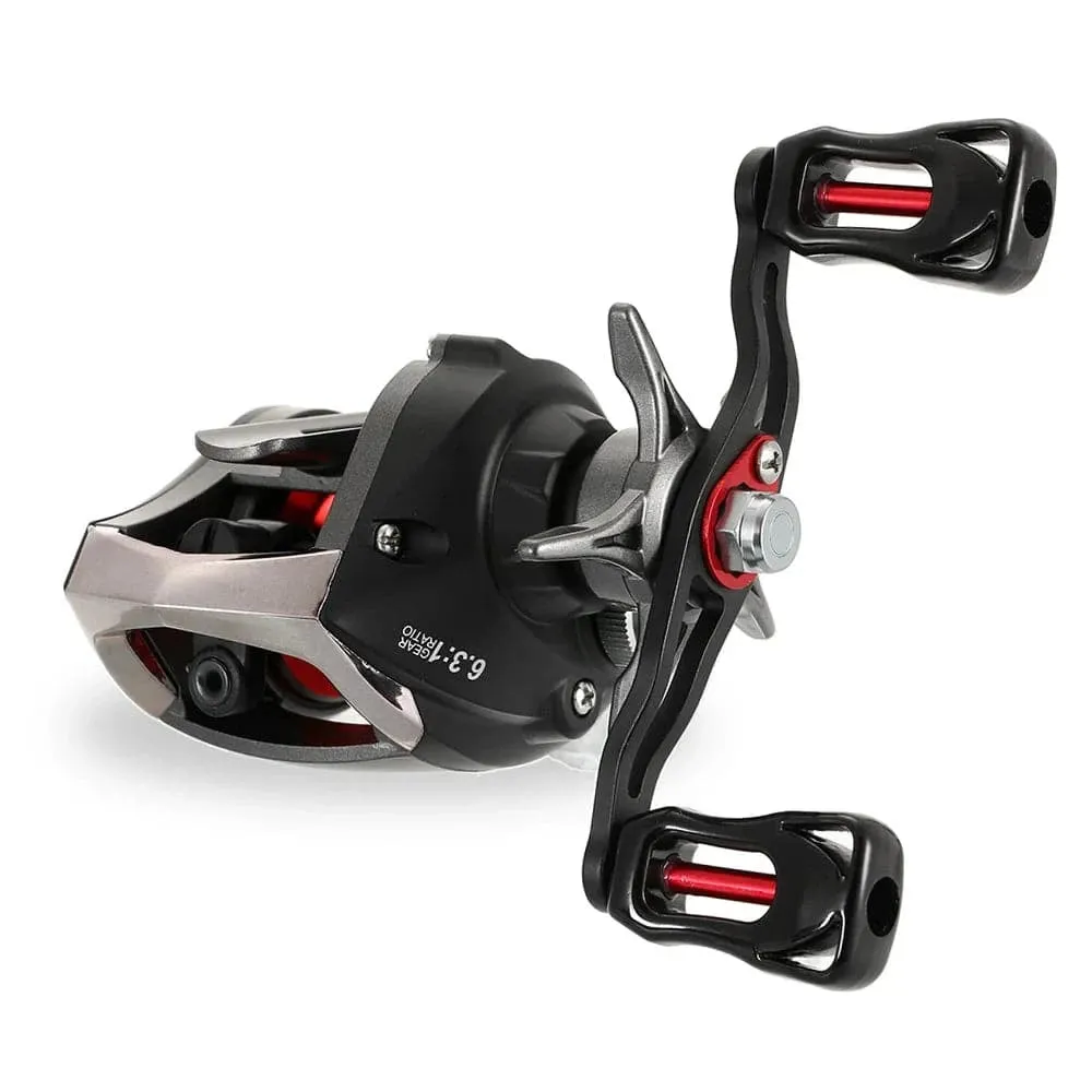 12 1 Ball Bearings Baitcasting Reel Fishing Fly High Speed Fishing Reel with Magnetic Brake System