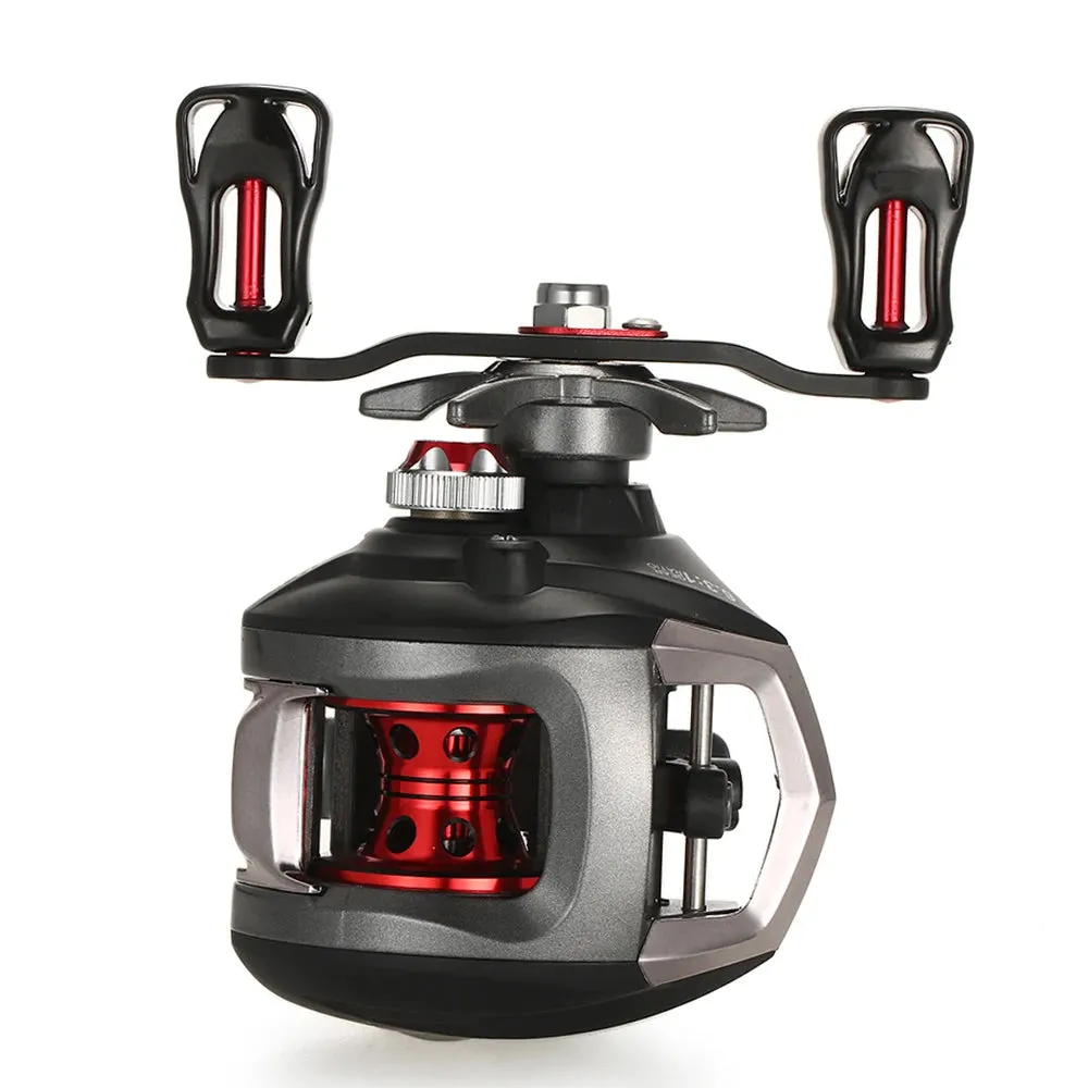 12 1 Ball Bearings Baitcasting Reel Fishing Fly High Speed Fishing Reel with Magnetic Brake System