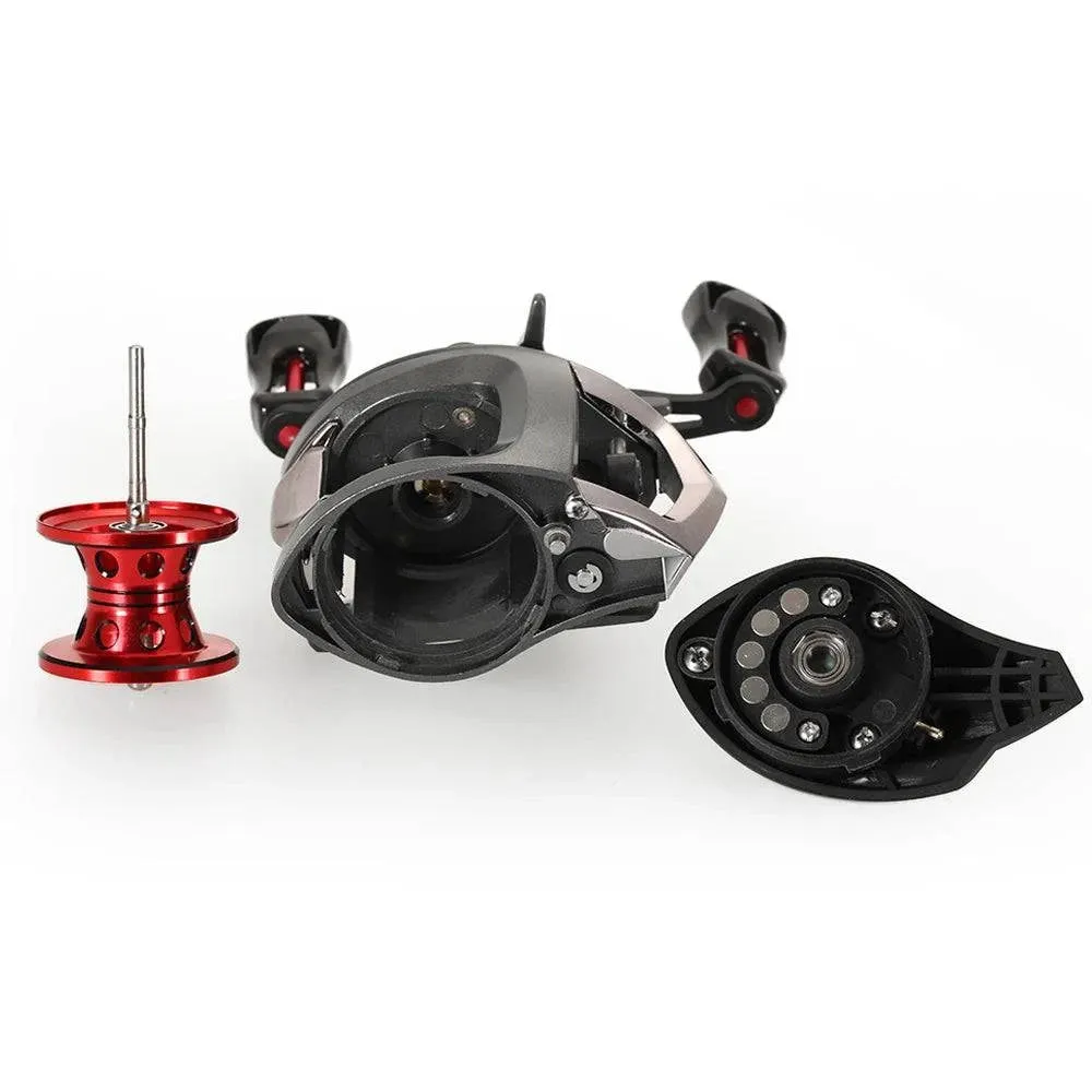 12 1 Ball Bearings Baitcasting Reel Fishing Fly High Speed Fishing Reel with Magnetic Brake System