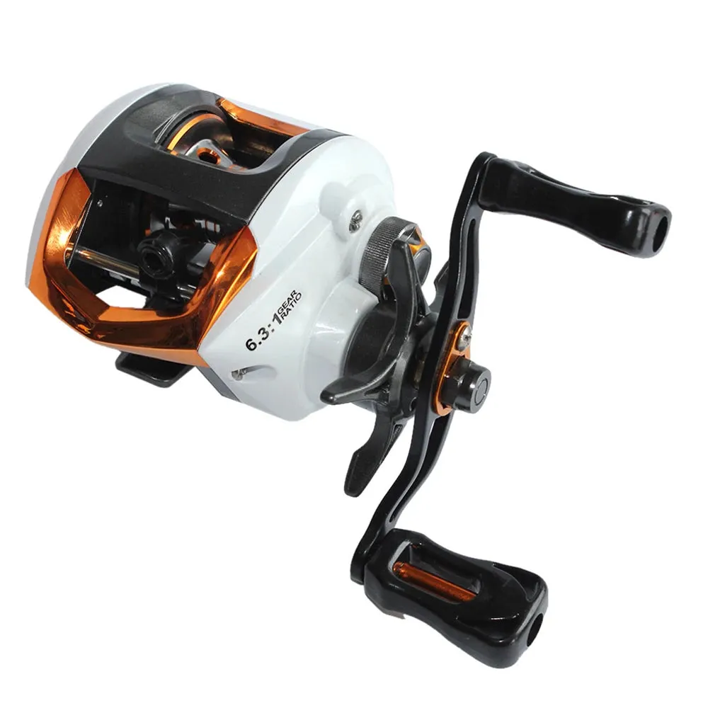 12 1 Ball Bearings Baitcasting Reel Fishing Fly High Speed Fishing Reel with Magnetic Brake System