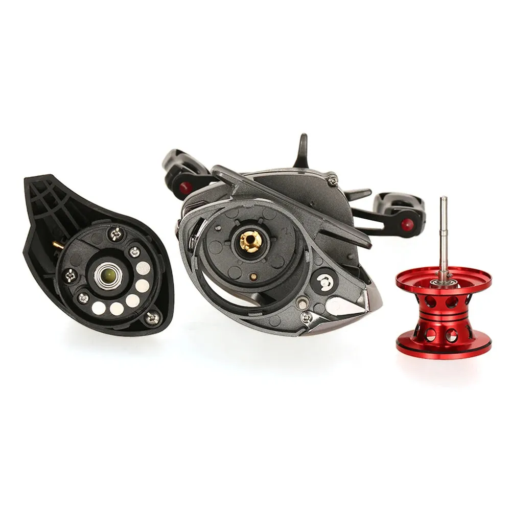 12 1 Ball Bearings Baitcasting Reel Fishing Fly High Speed Fishing Reel with Magnetic Brake System