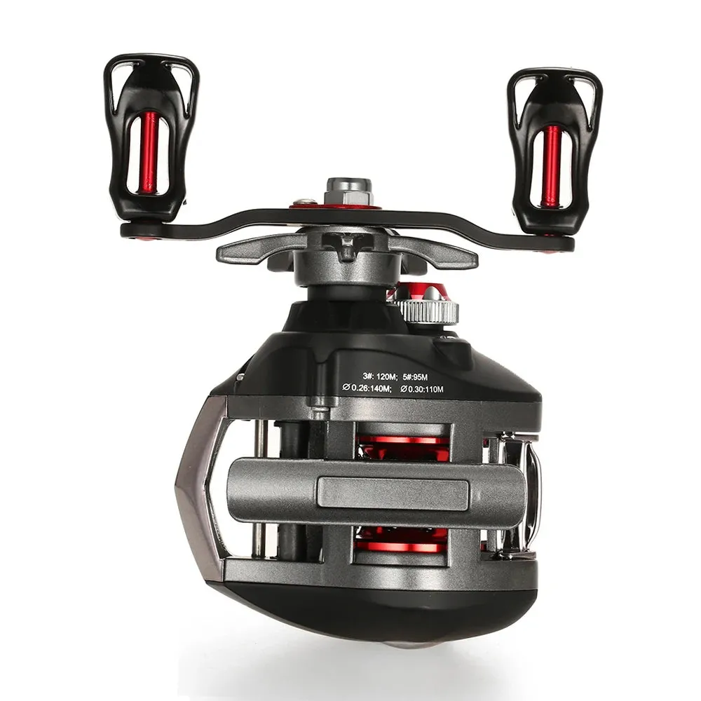 12 1 Ball Bearings Baitcasting Reel Fishing Fly High Speed Fishing Reel with Magnetic Brake System