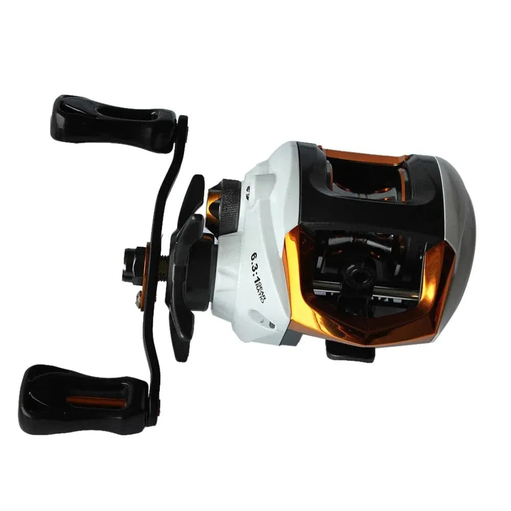 12 1 Ball Bearings Baitcasting Reel Fishing Fly High Speed Fishing Reel with Magnetic Brake System