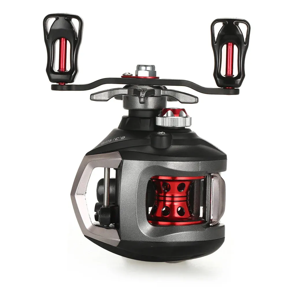 12 1 Ball Bearings Baitcasting Reel Fishing Fly High Speed Fishing Reel with Magnetic Brake System