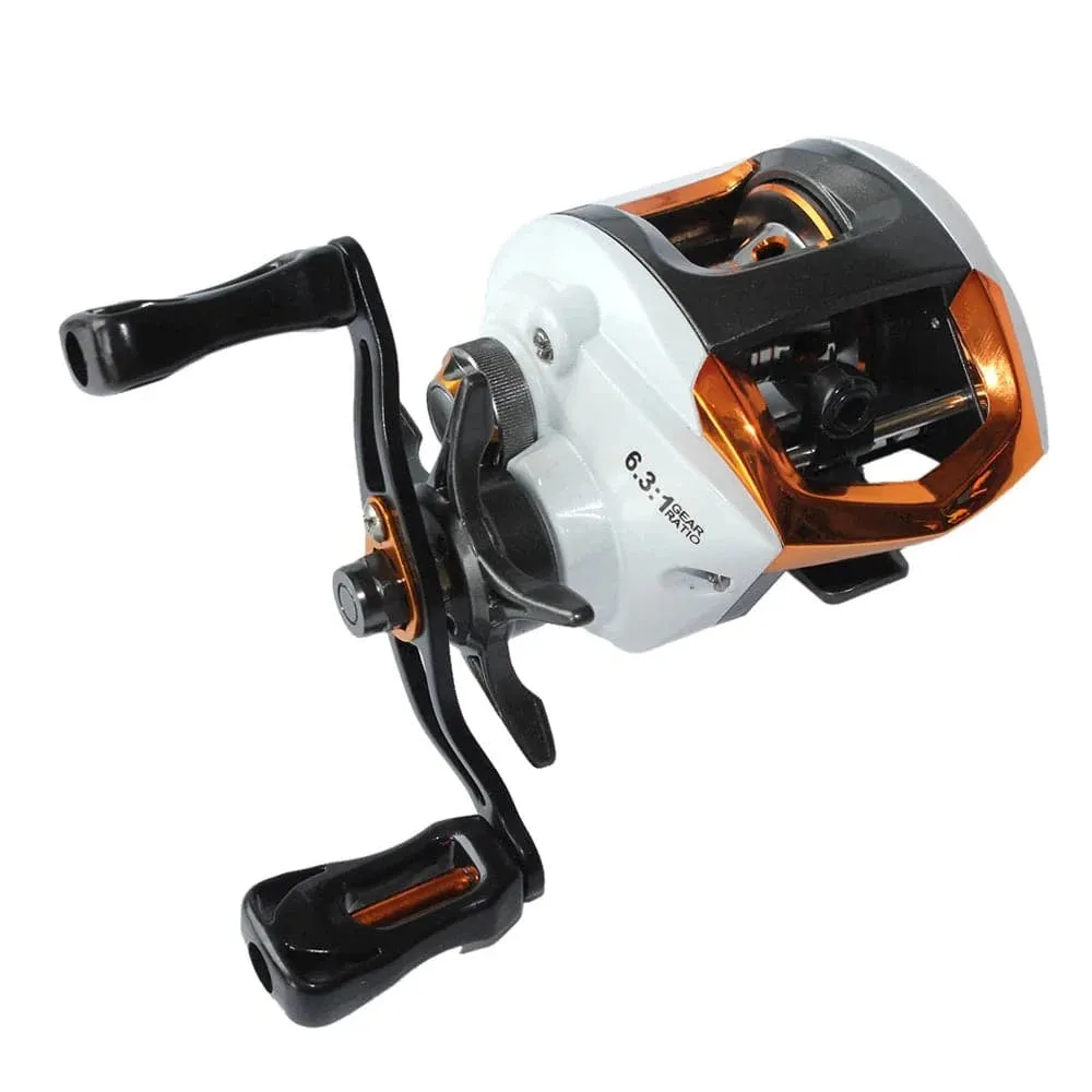 12 1 Ball Bearings Baitcasting Reel Fishing Fly High Speed Fishing Reel with Magnetic Brake System