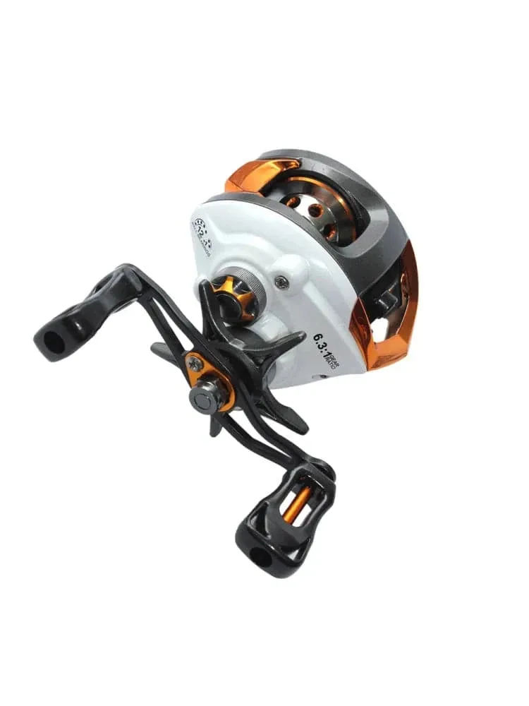 12 1 Ball Bearings Baitcasting Reel Fishing Fly High Speed Fishing Reel with Magnetic Brake System