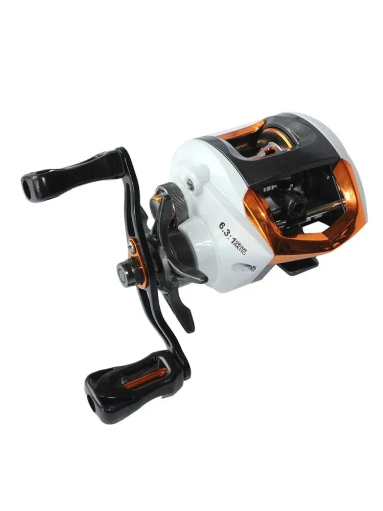 12 1 Ball Bearings Baitcasting Reel Fishing Fly High Speed Fishing Reel with Magnetic Brake System