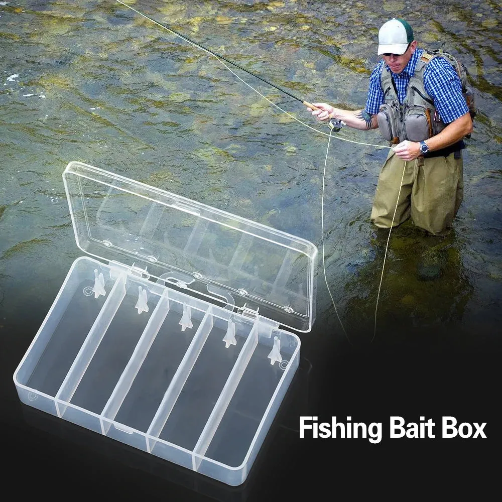 14 Compartment Fishing Bait Lure Hooks Box Bait Storage Case Fishing Tool Tackle Organizer Sorting Box