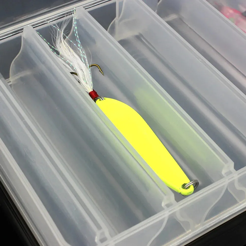 14 Compartment Fishing Bait Lure Hooks Box Bait Storage Case Fishing Tool Tackle Organizer Sorting Box