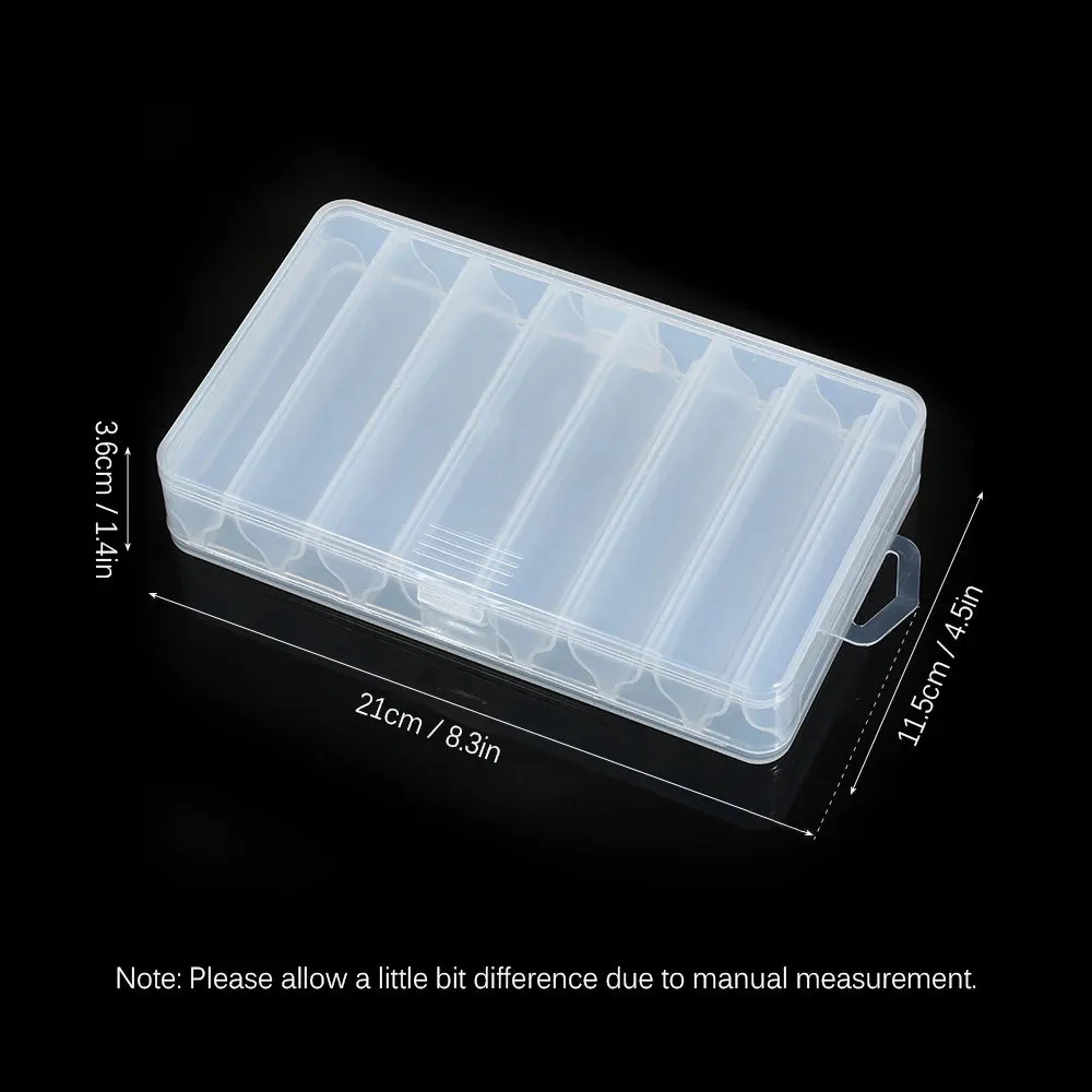 14 Compartment Fishing Bait Lure Hooks Box Bait Storage Case Fishing Tool Tackle Organizer Sorting Box