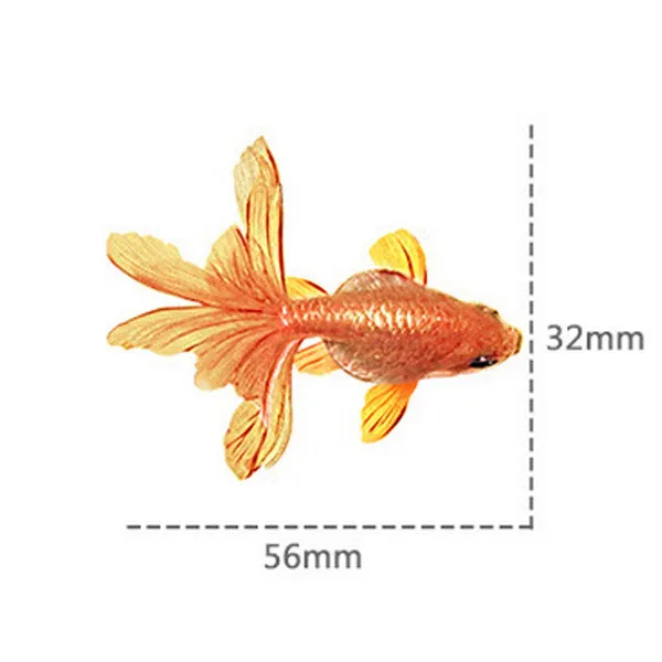 3D Resin Goldfish Painting Sticker | Resin Goldfish Pond DIY | Resin Clear Film Sticker (1 Sheet)