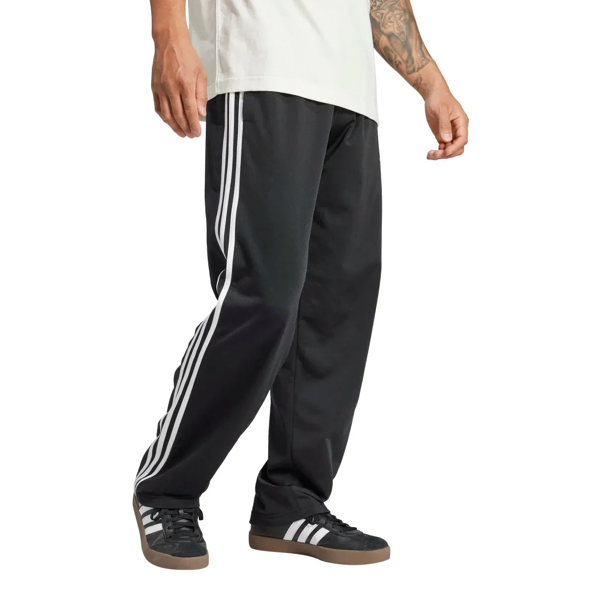 adidas Men's Essentials 3-Stripes Open Hem Pants (Tall)