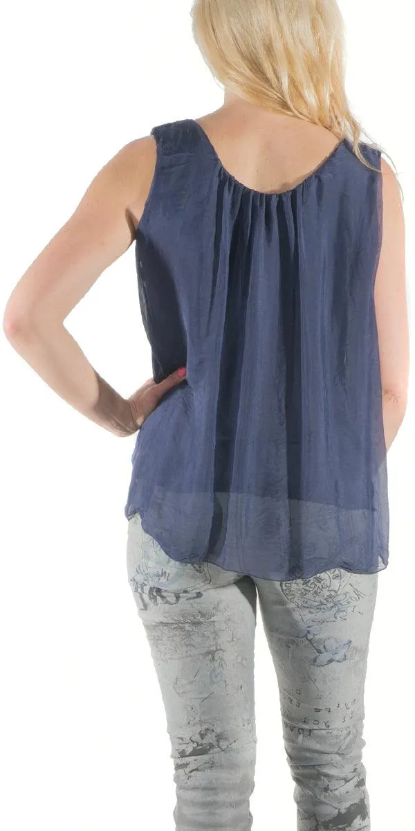 Aella Silk Tank