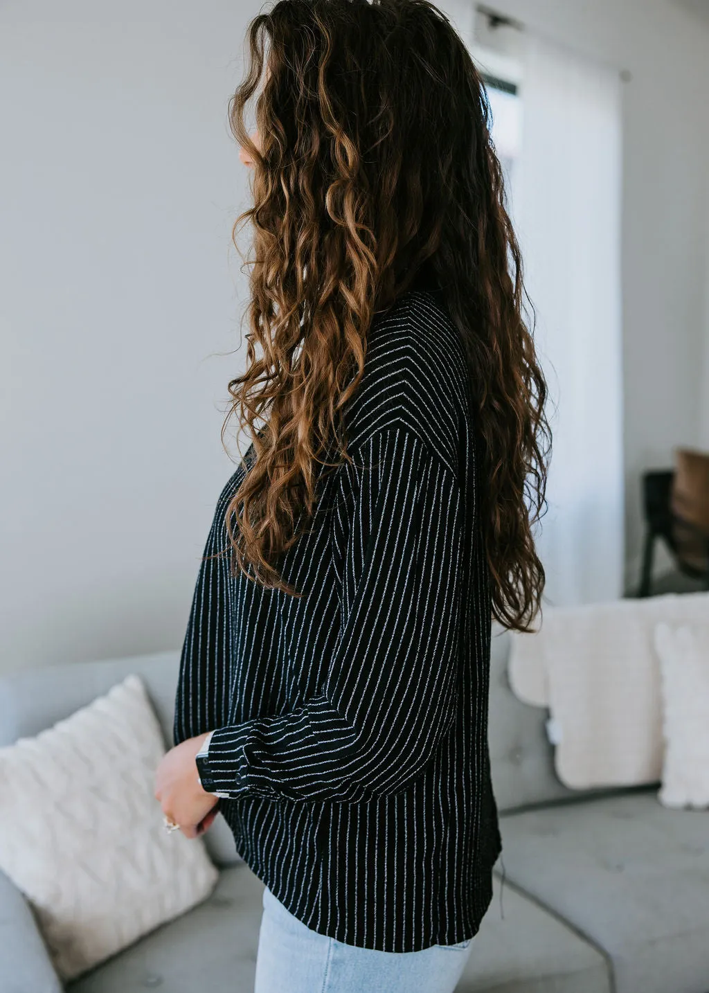 Amber Button Down Top