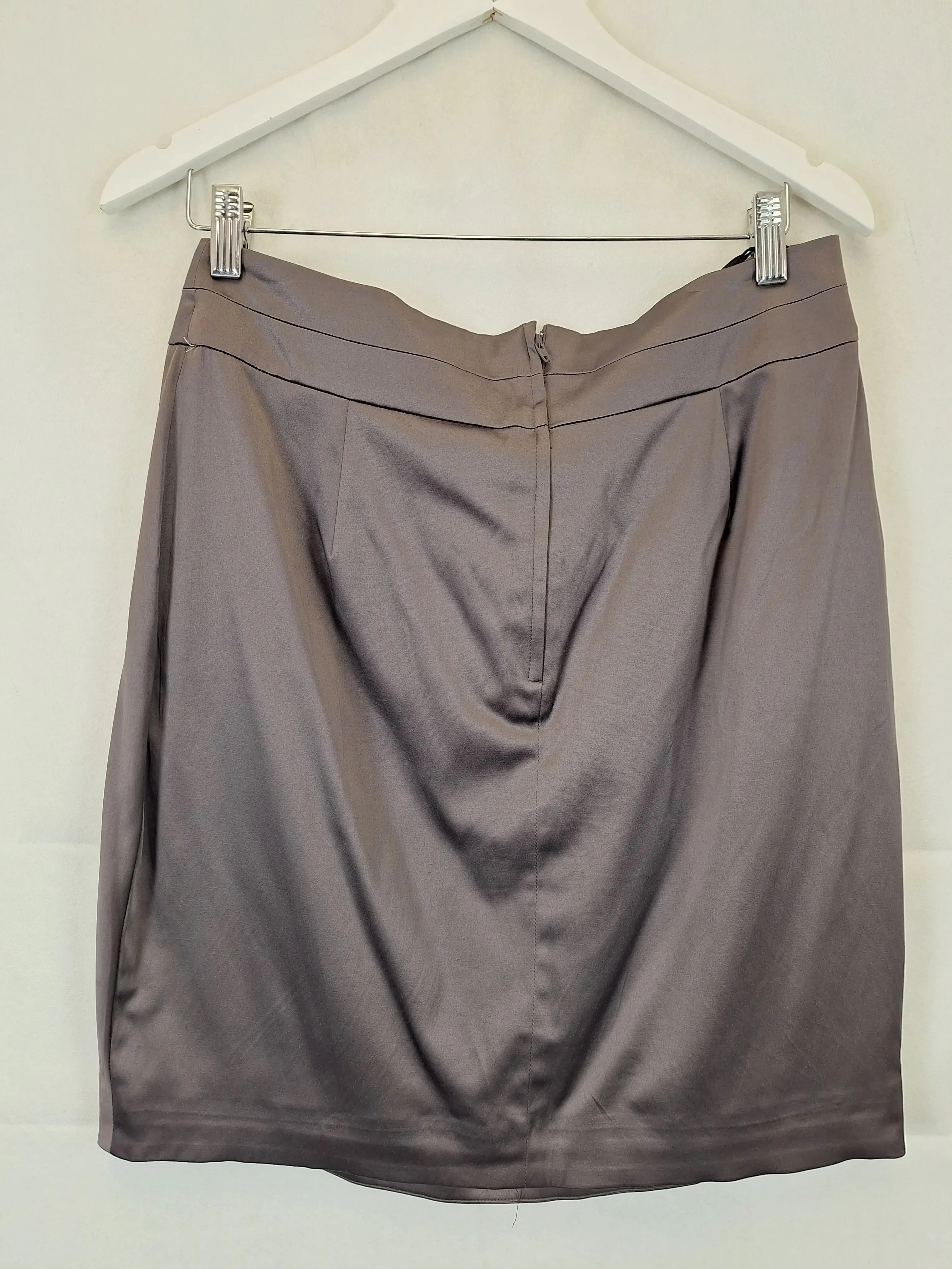 Assorted Brands Essential Satin Pleated Mini Skirt Size 12