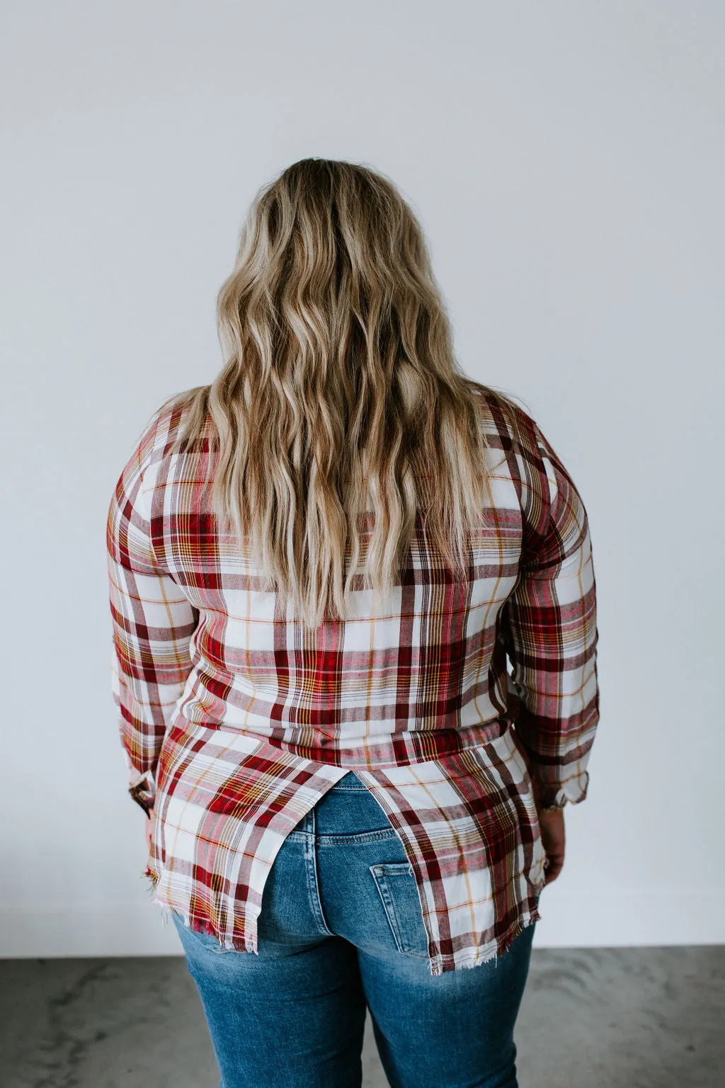 Aurelia Plaid Top