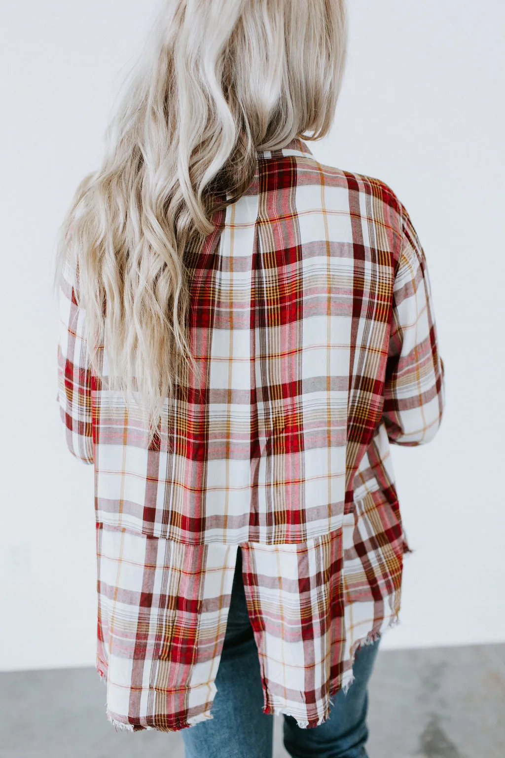 Aurelia Plaid Top