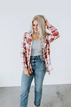 Aurelia Plaid Top