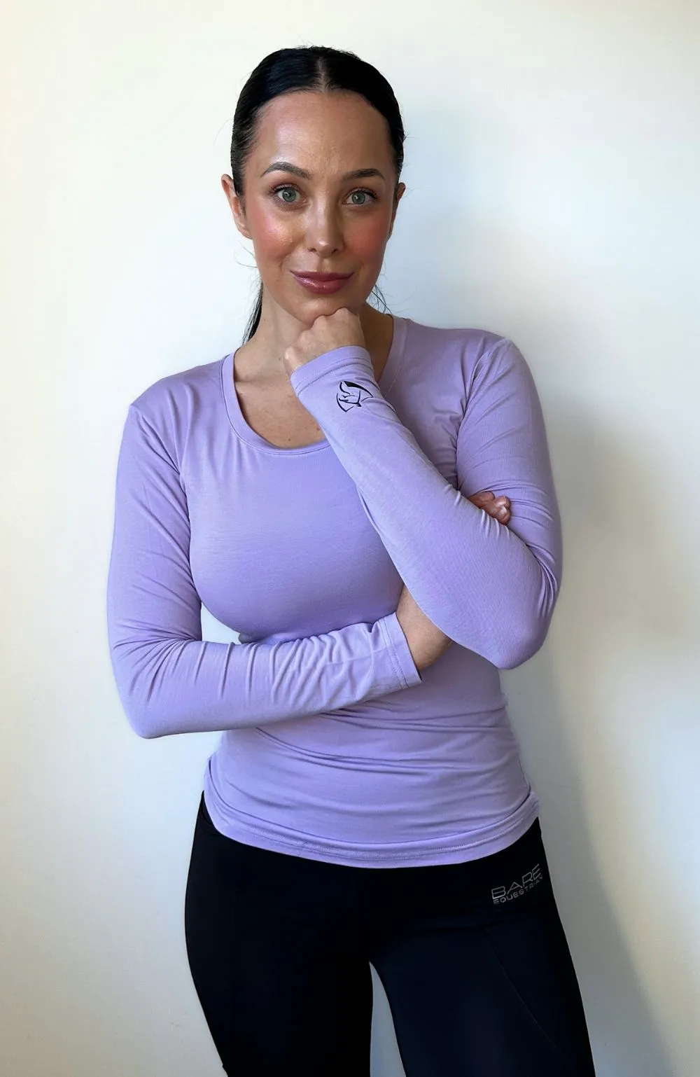 BARE Active Long Sleeve Tee - Lilac