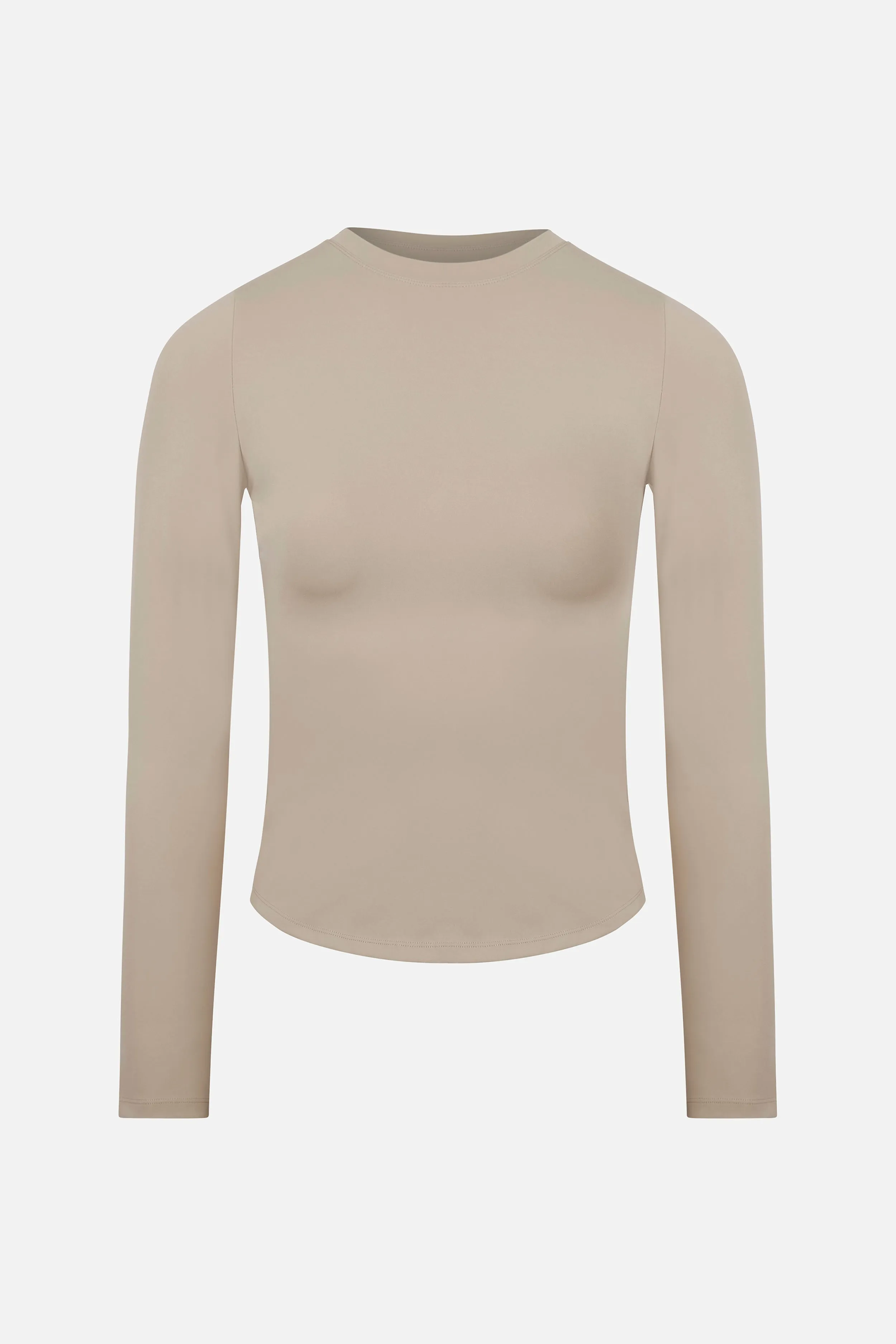 Base Sculpting Long Sleeve Top - Taupe