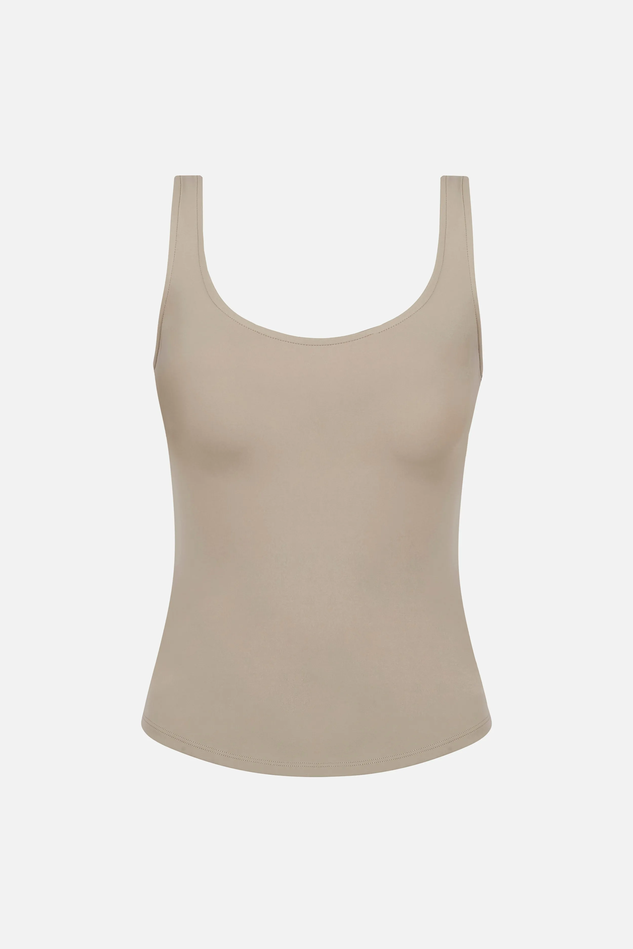 Base Sculpting Tank Top - Taupe