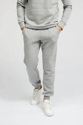 Basic Sweatpants -  Light Grey Melange