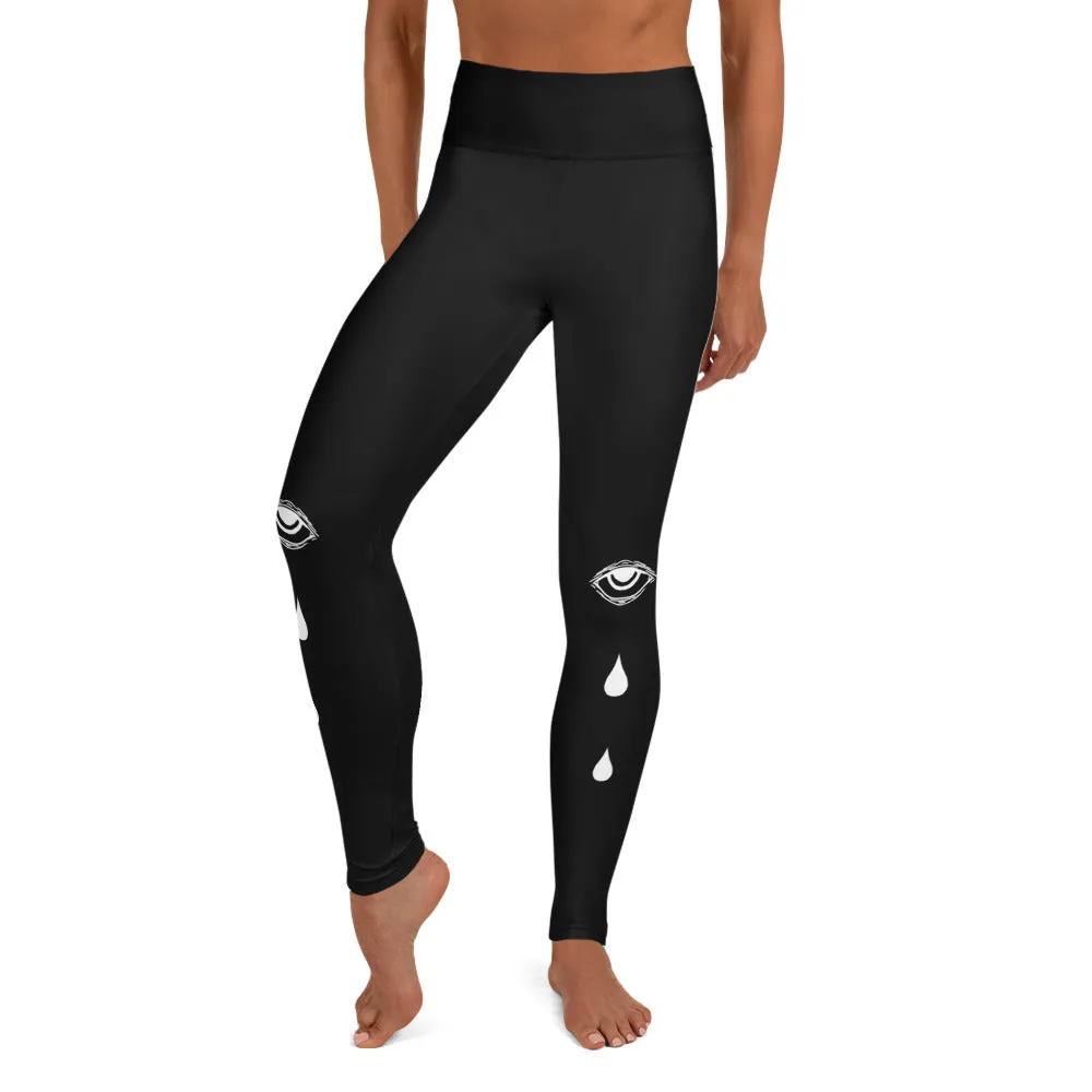 Bitter Truth Leggings - Vegan UPF 50  Protection Dark Academia Goth Yoga Activewear Occult Witchy Leisurewear