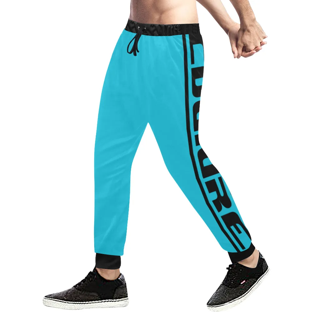 BLACC BORDER TRQSE Men's All Over Print Sweatpants