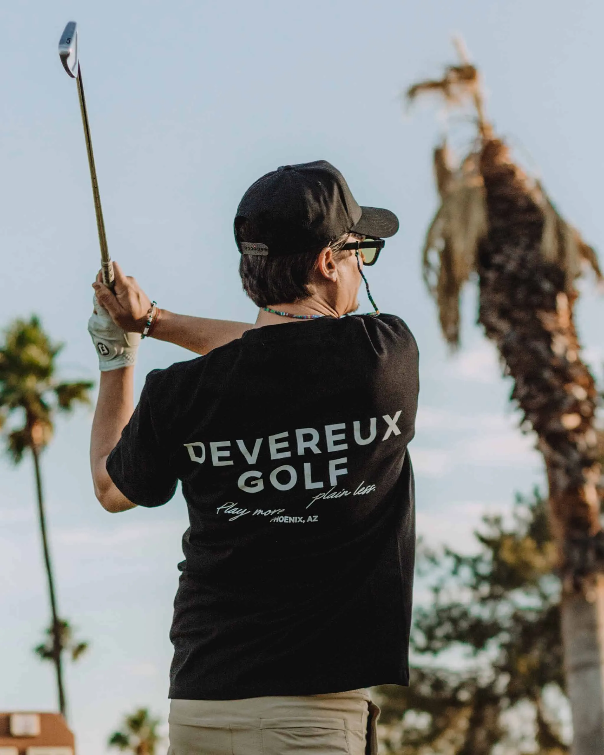 Black Devereux Golf Essential Pocket Tee