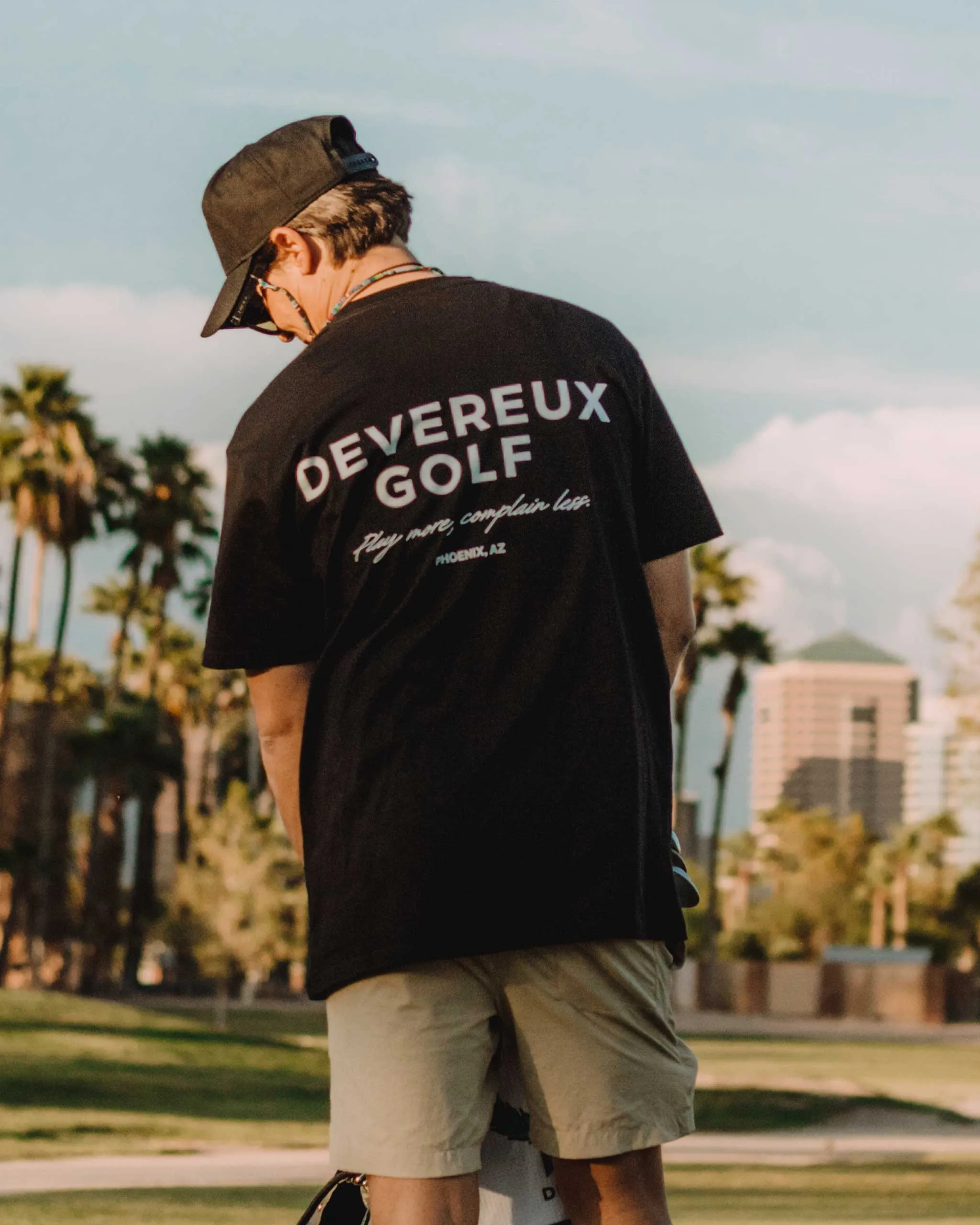 Black Devereux Golf Essential Pocket Tee