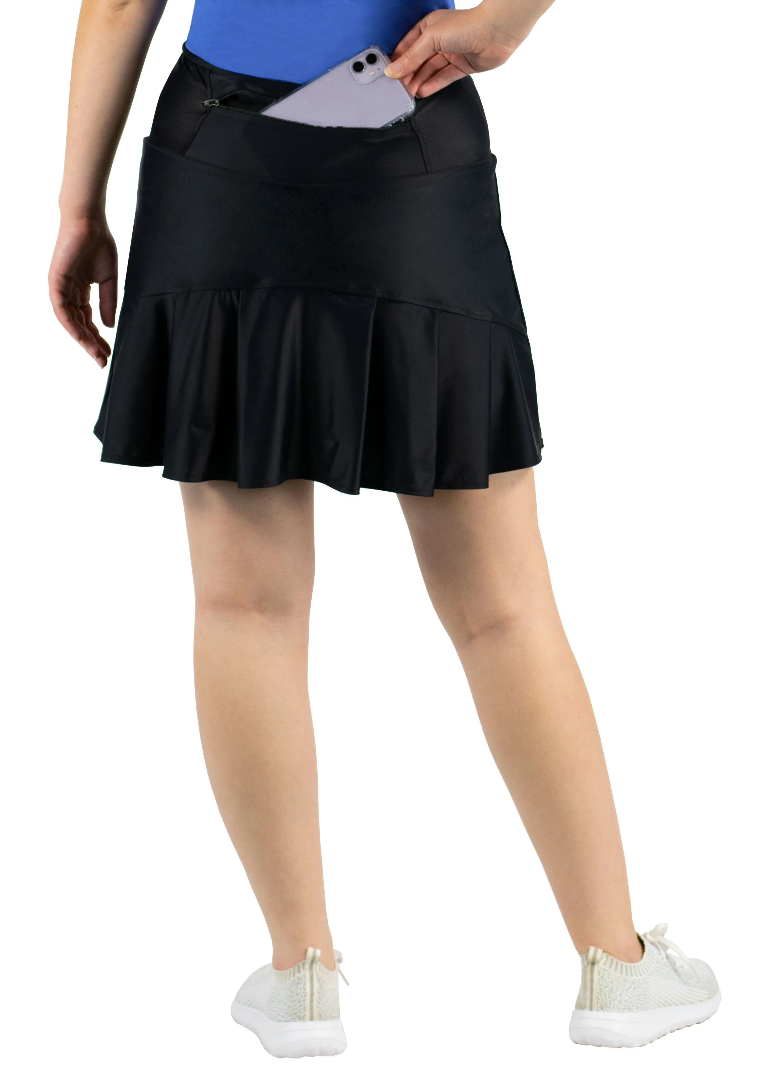 Black Silk Skirt (7 Styles)