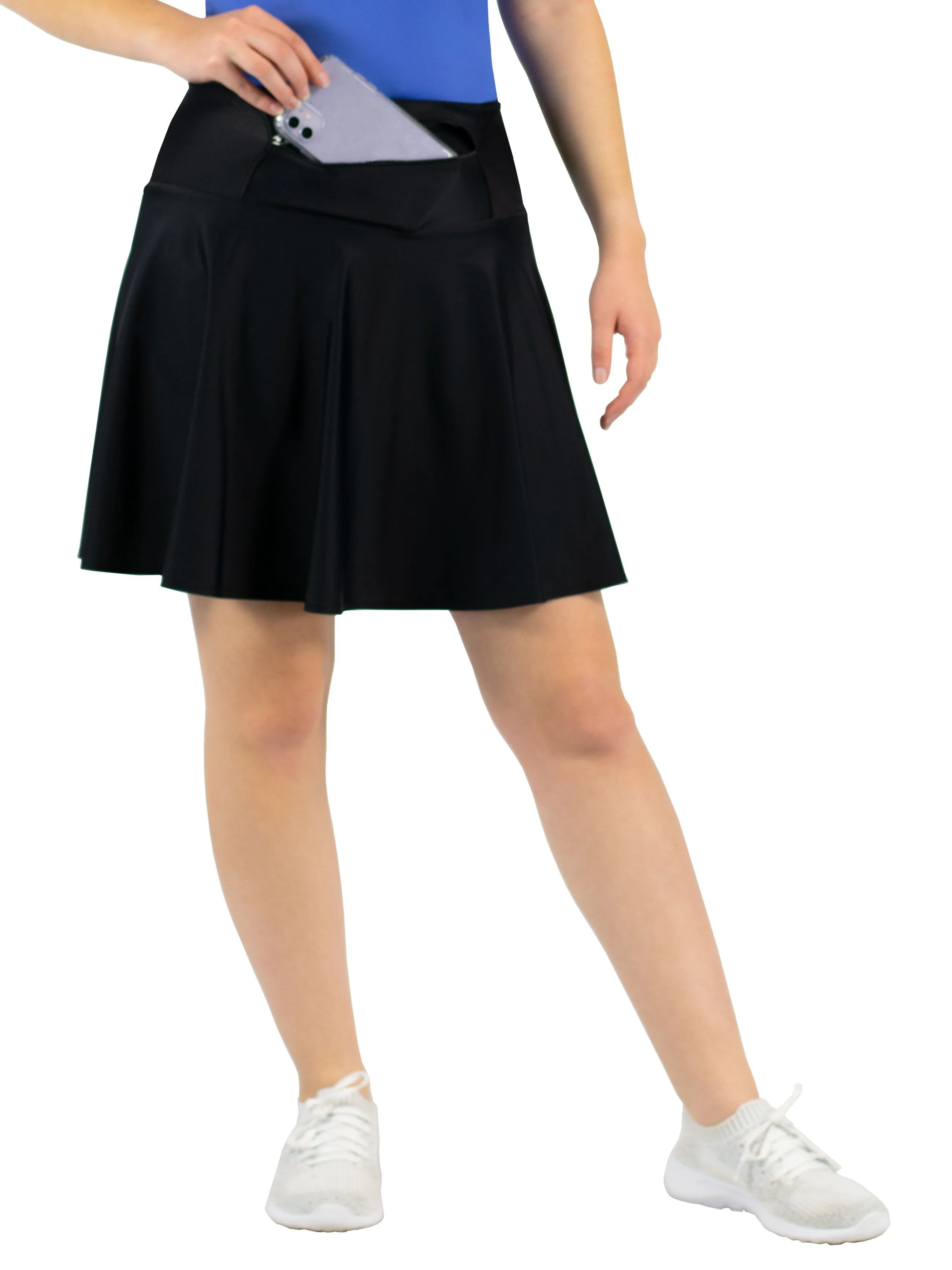 Black Silk Skirt (7 Styles)