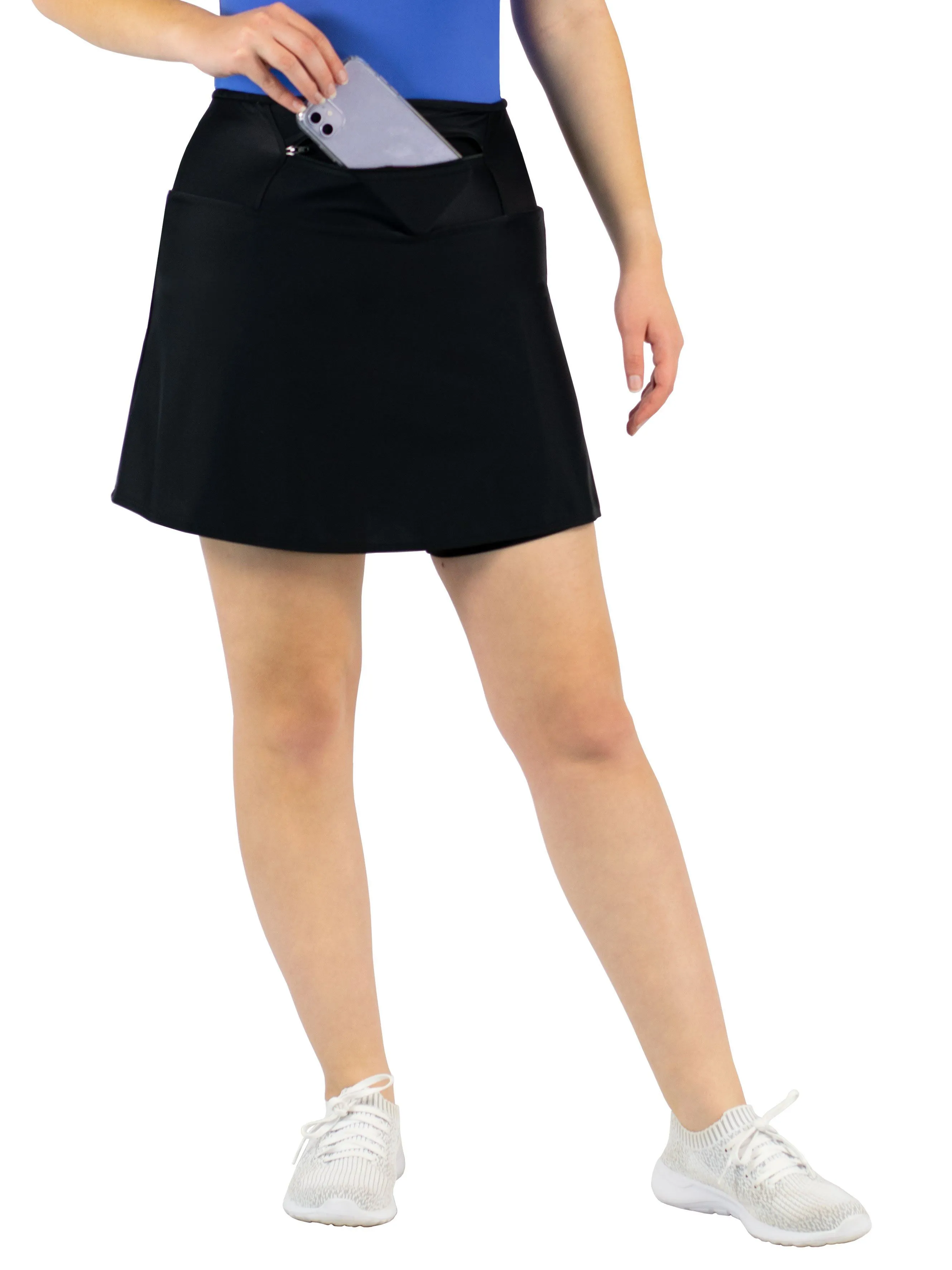 Black Silk Skirt (7 Styles)