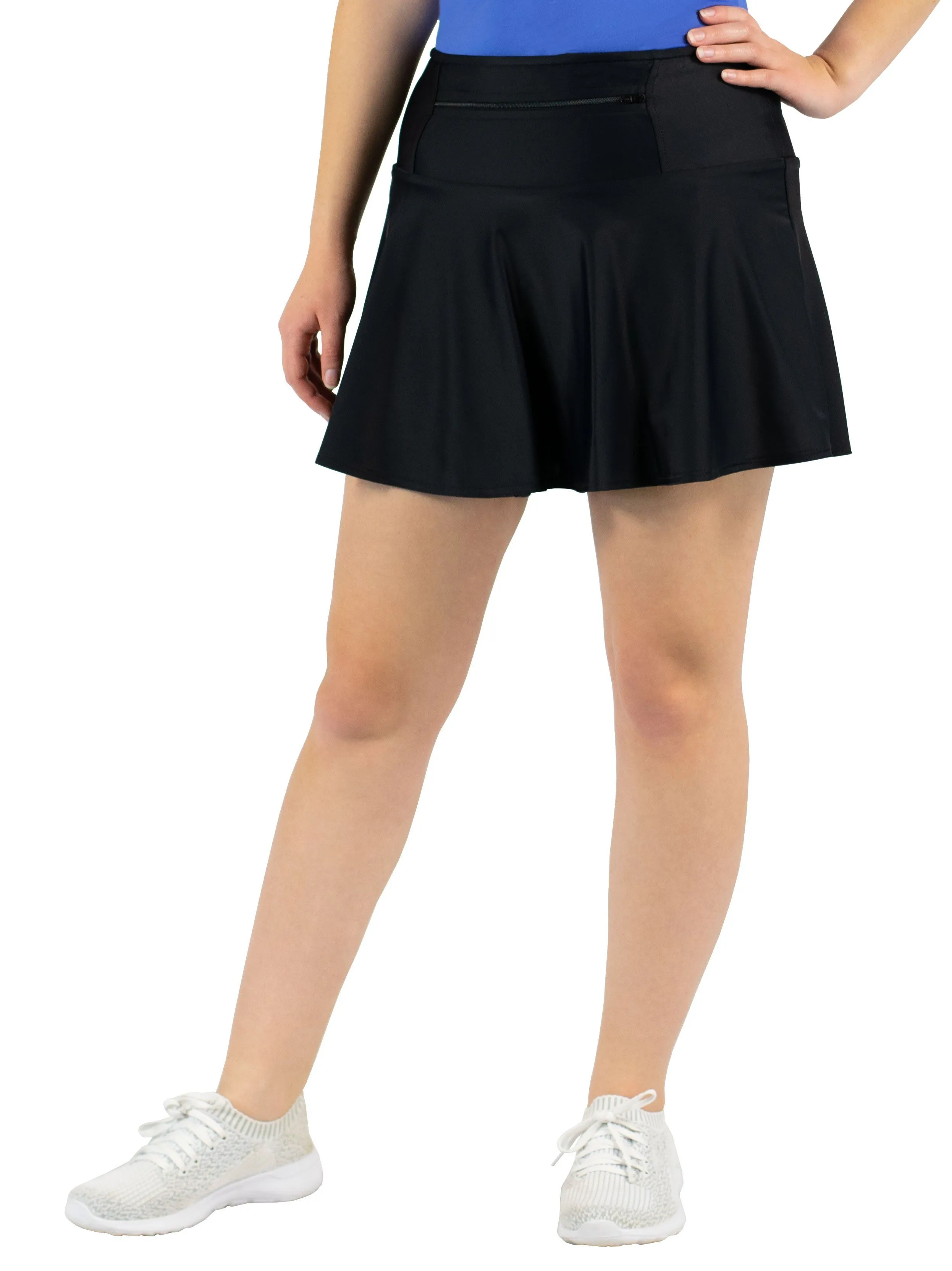 Black Silk Skirt (7 Styles)