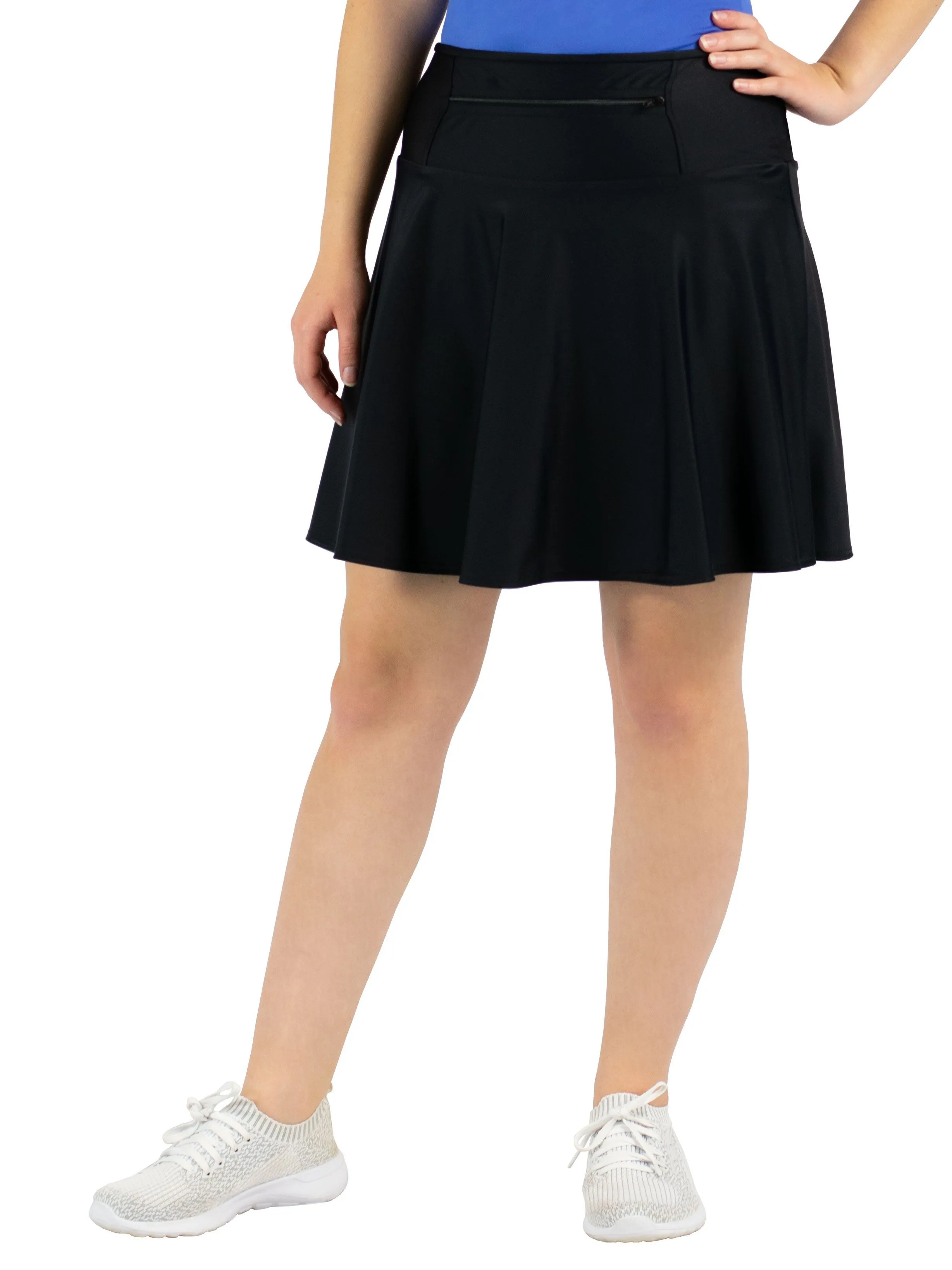 Black Silk Skirt (7 Styles)