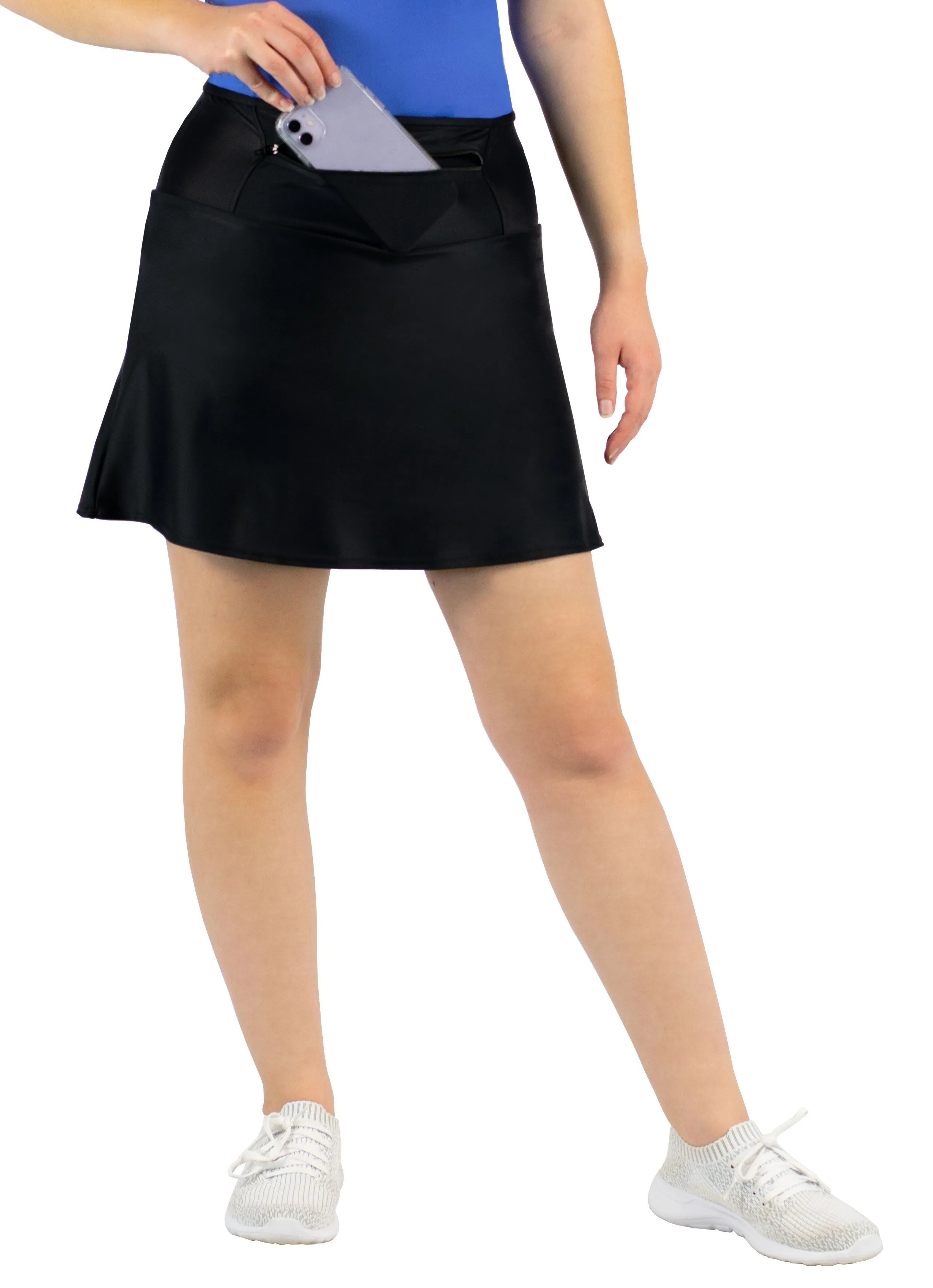 Black Silk Skirt (7 Styles)