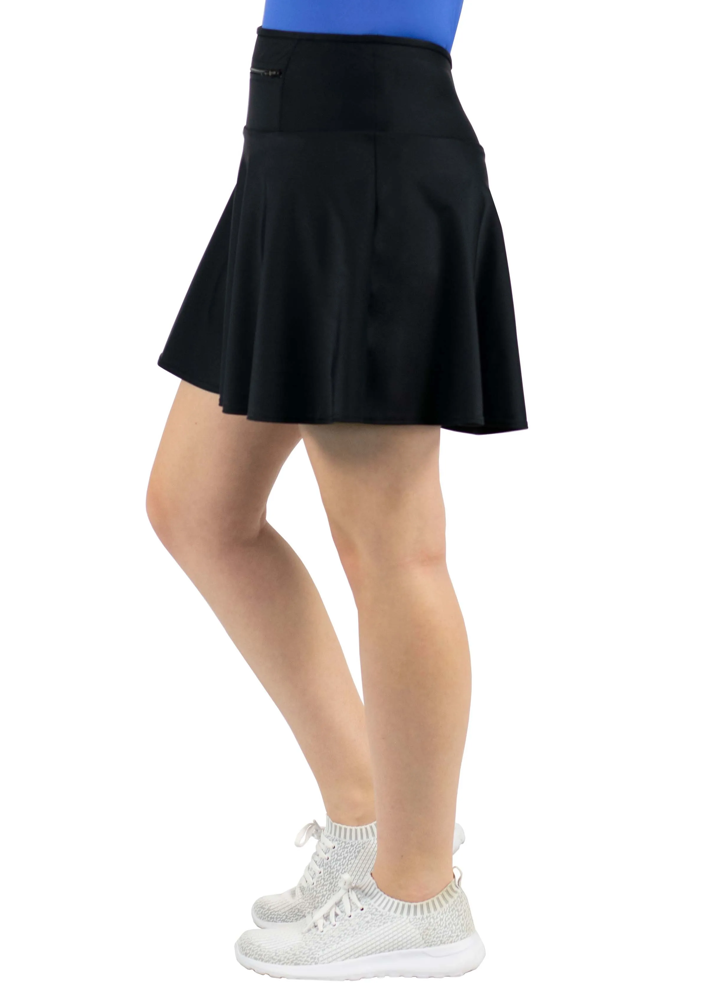 Black Silk Skirt (7 Styles)