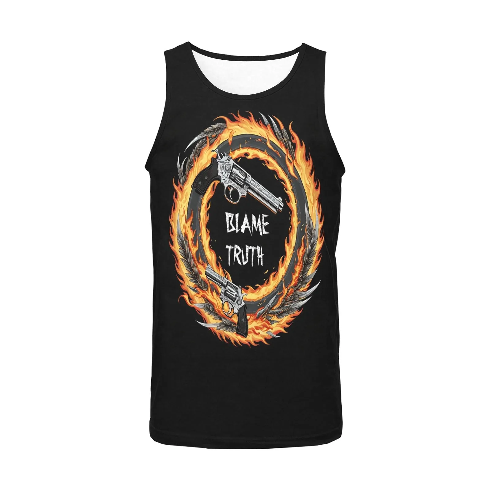 Blame Truth Firing Rockets Tank Top