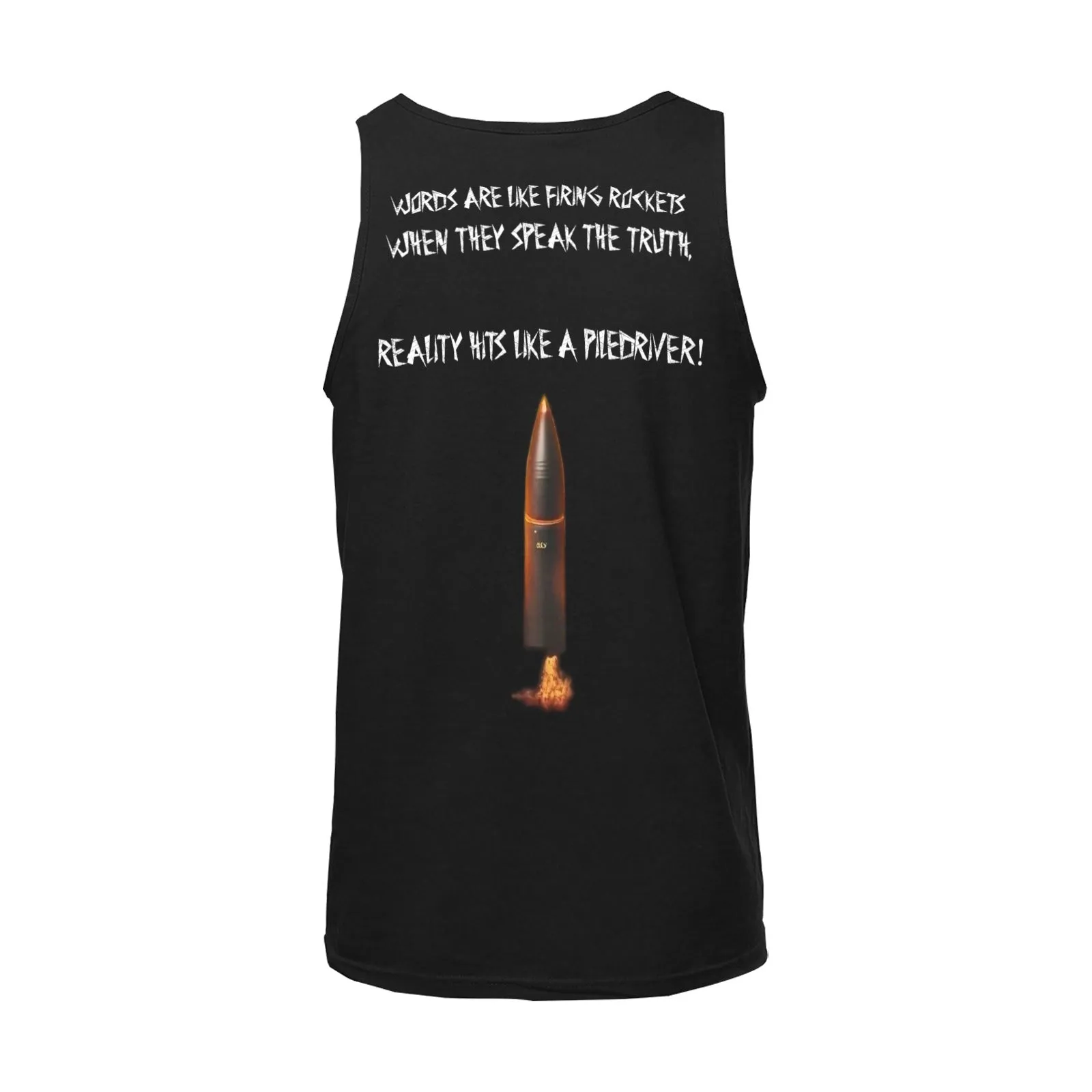 Blame Truth Firing Rockets Tank Top