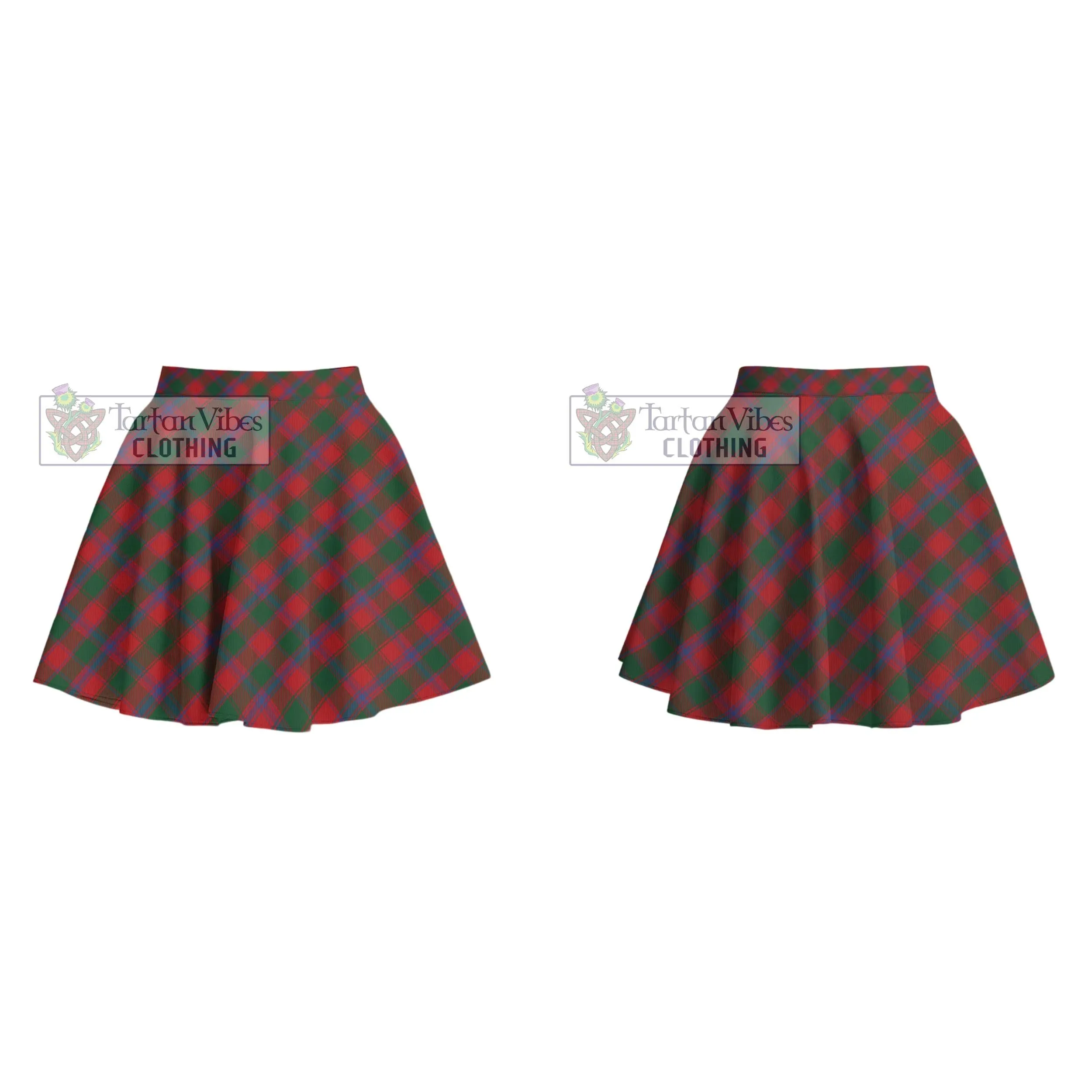 Bruce Old Tartan Women's Plated Mini Skirt