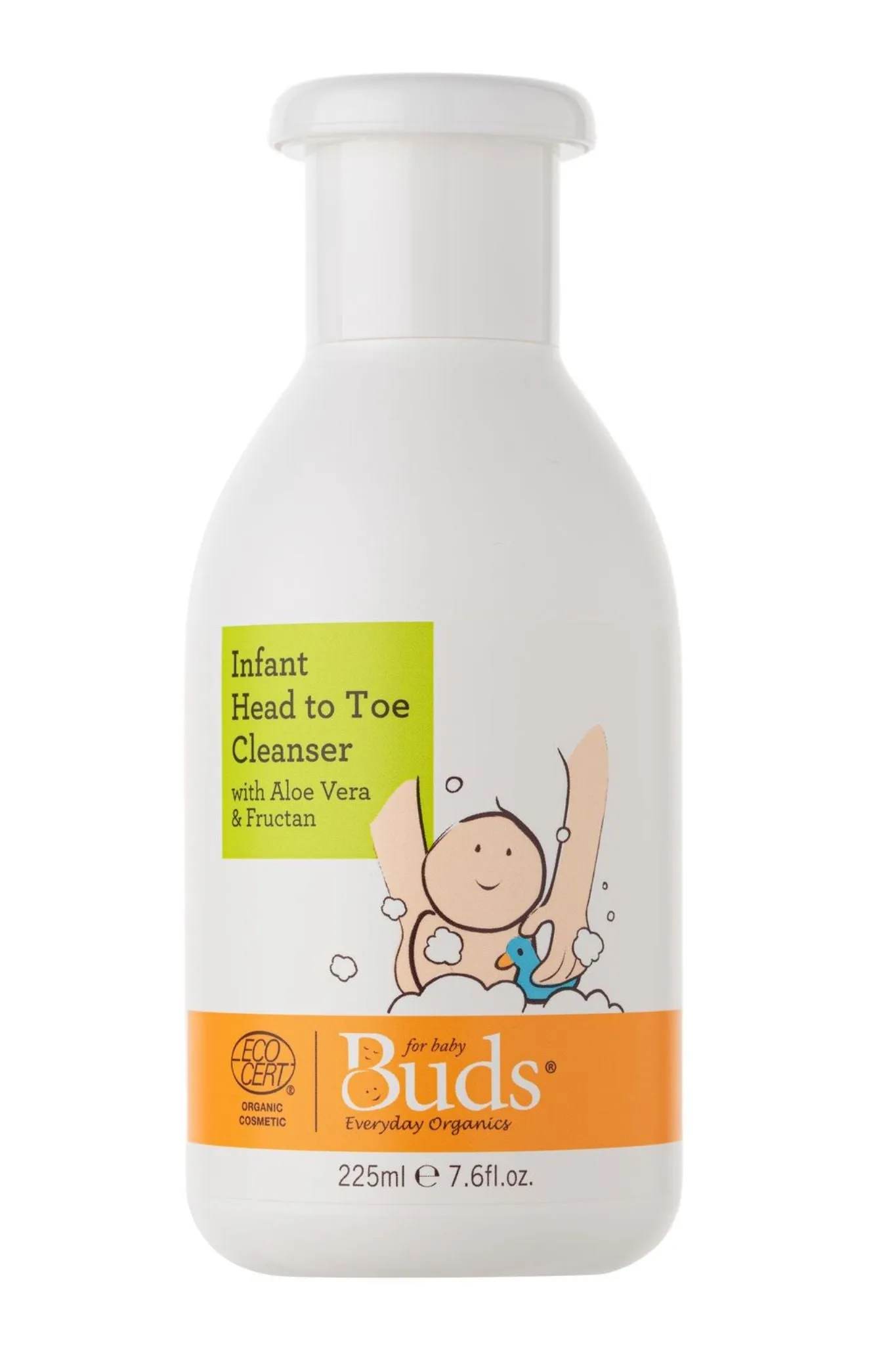 Buds Everyday Organics Infant Head To Toe Bath Cleanser 225ml