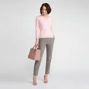 Camellia V-Neck Cable Knit Sweater