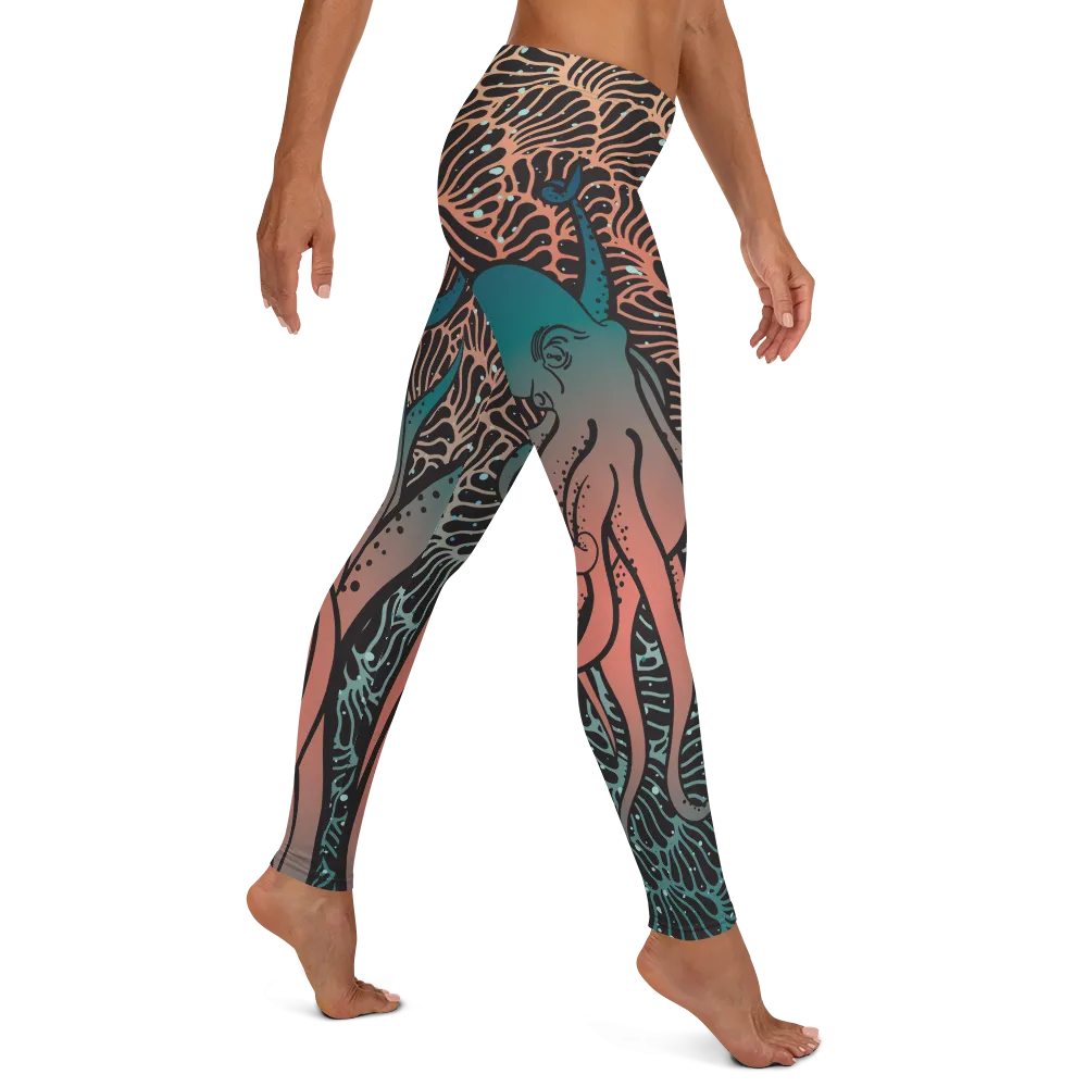 Camouflage Octopus Leggings (Warehouse)