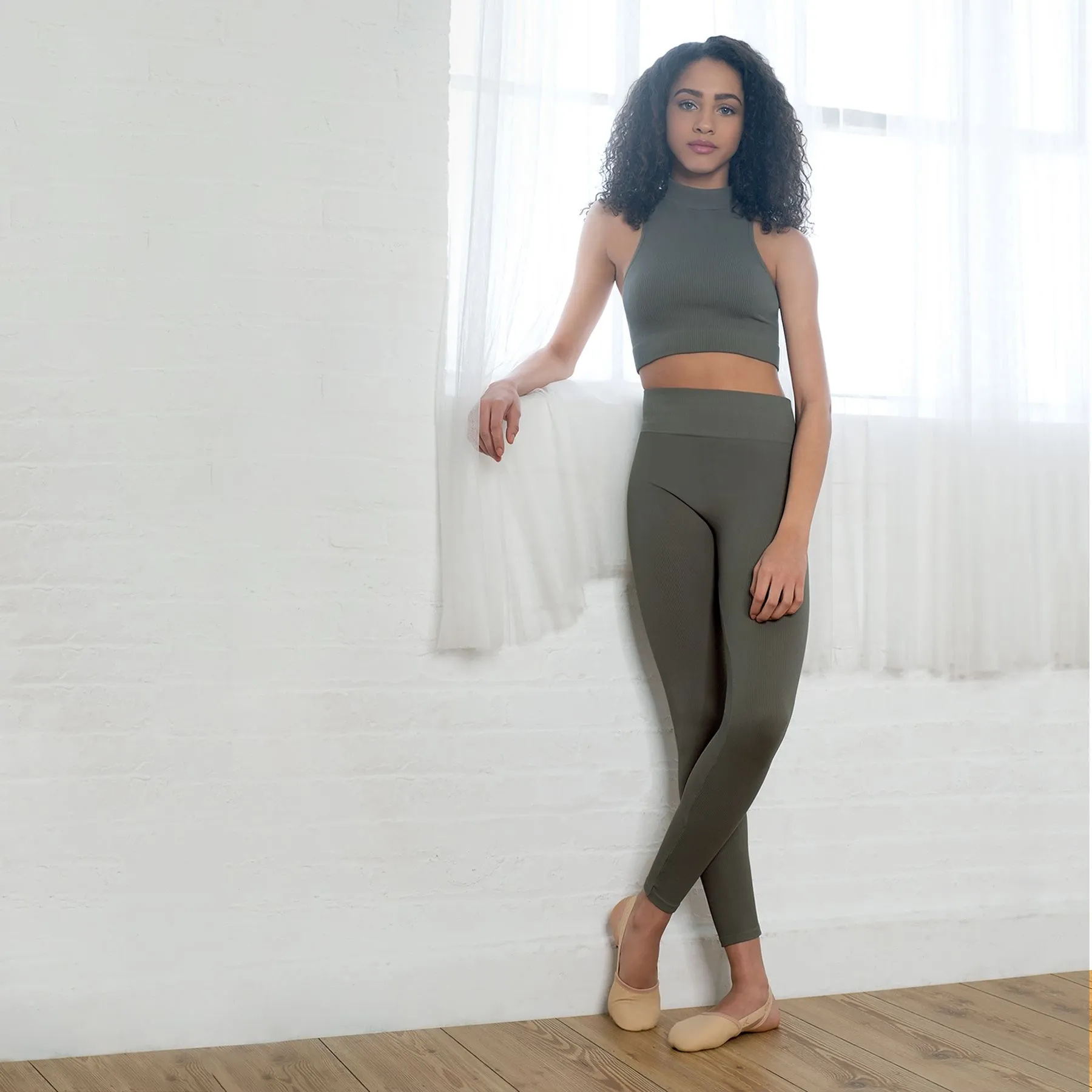 Capezio 11377W Rib Leggings