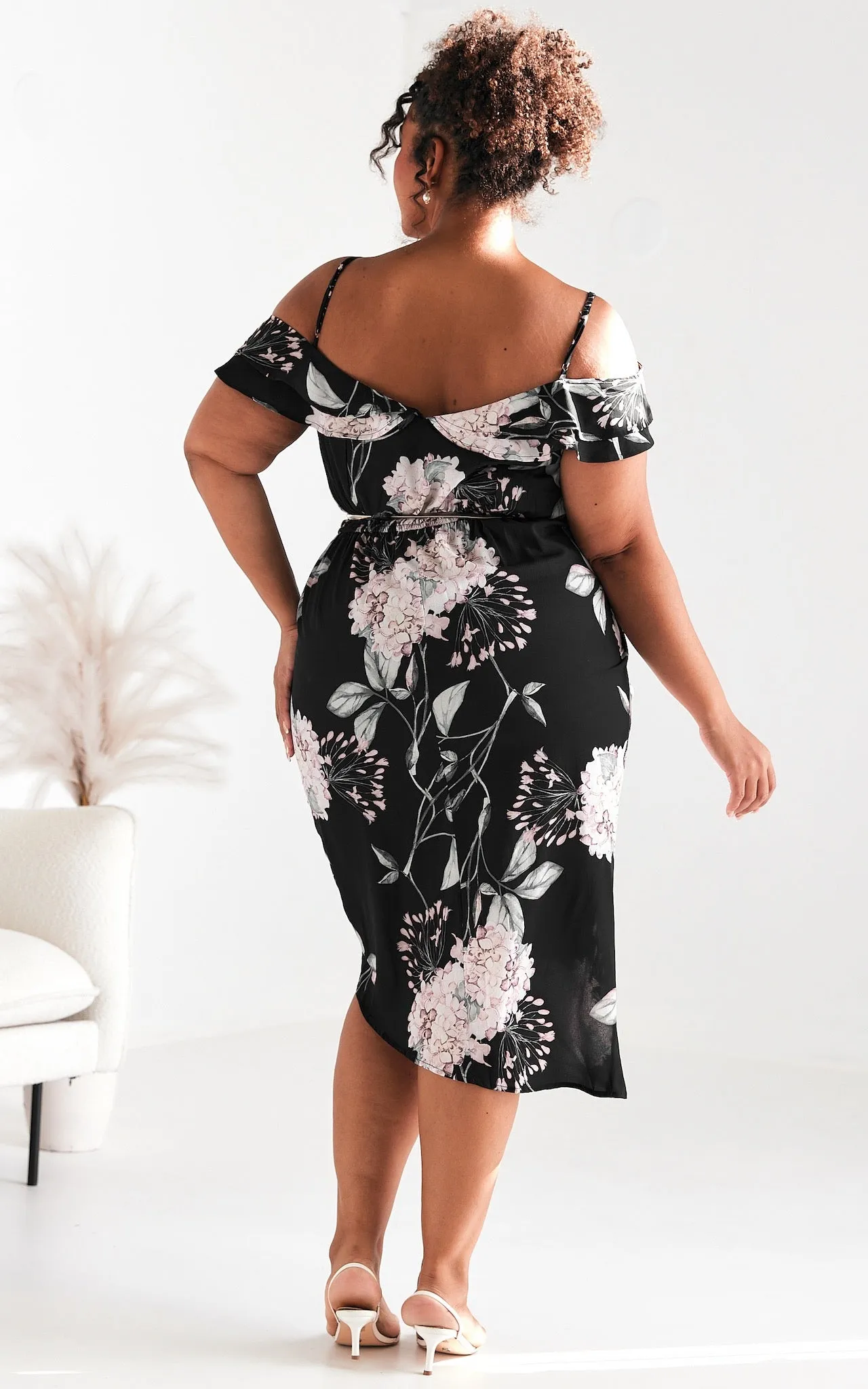 Casey Dress - Black Floral