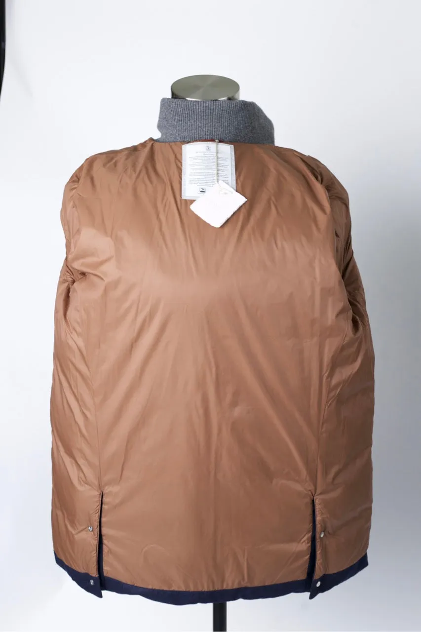 Cashmere Goose Down Puffer Coat