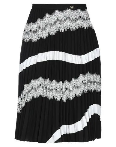 Cavalli Class Women Knee length skirt Black 10 UK