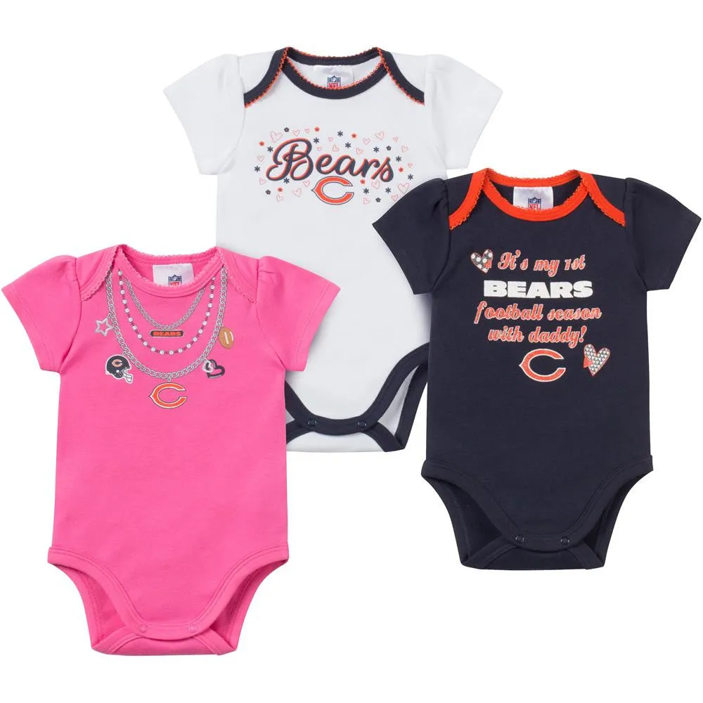 Chicago Bears Girl Baby Fan Gift Set