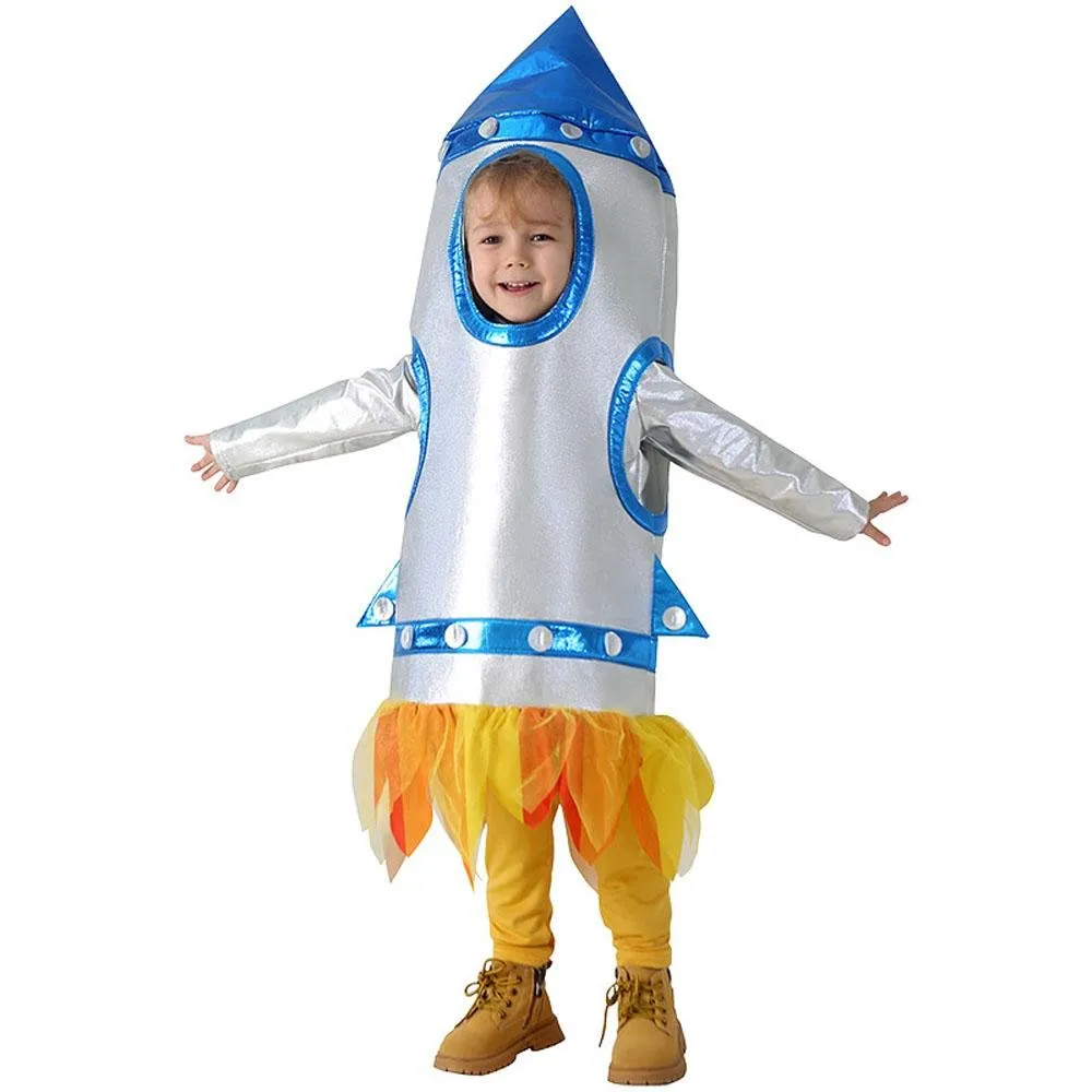 Children's Rocket Astronaut Costume Space Stage Outfit for Kindergarten Performances